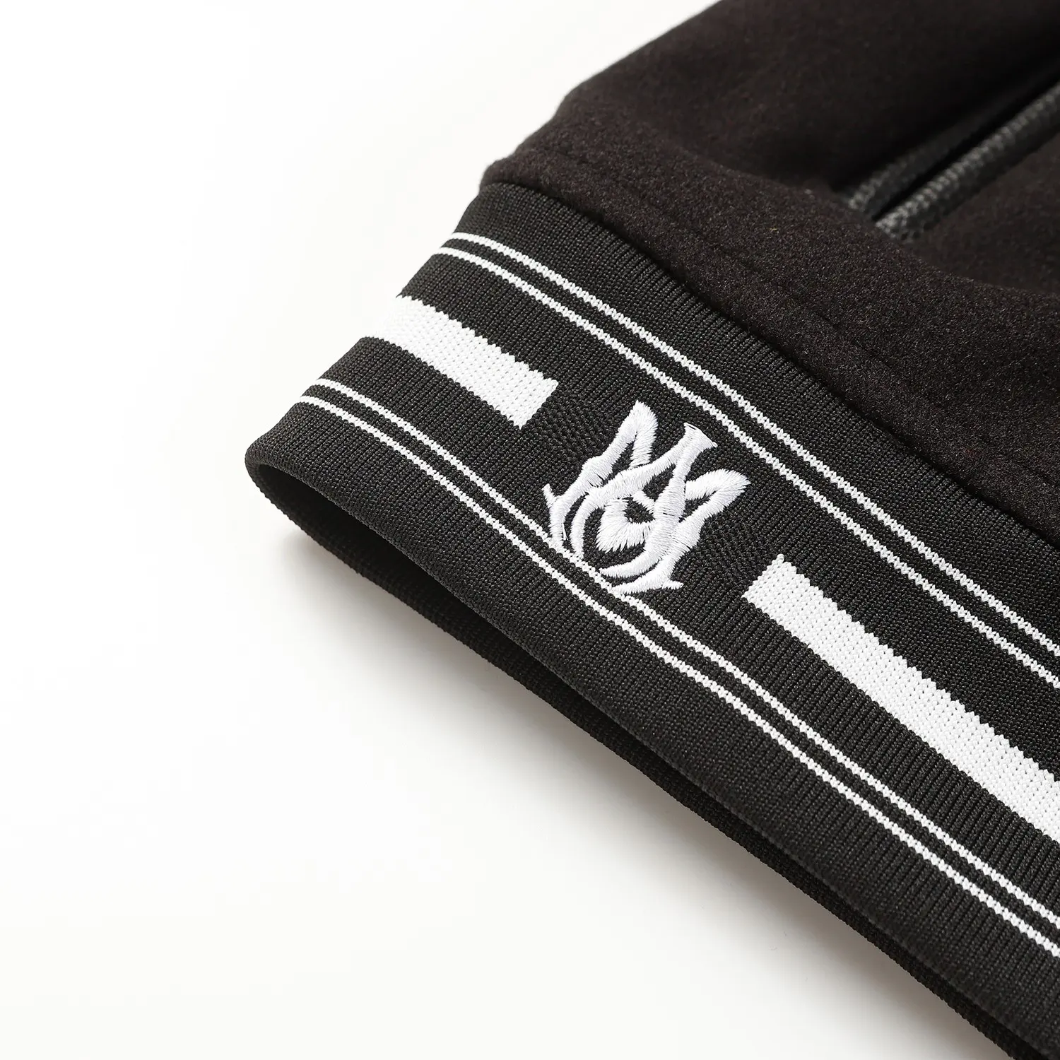 Tiger Embroidered Leather-Sleeved Varsity Jacket D24522177 — view 6
