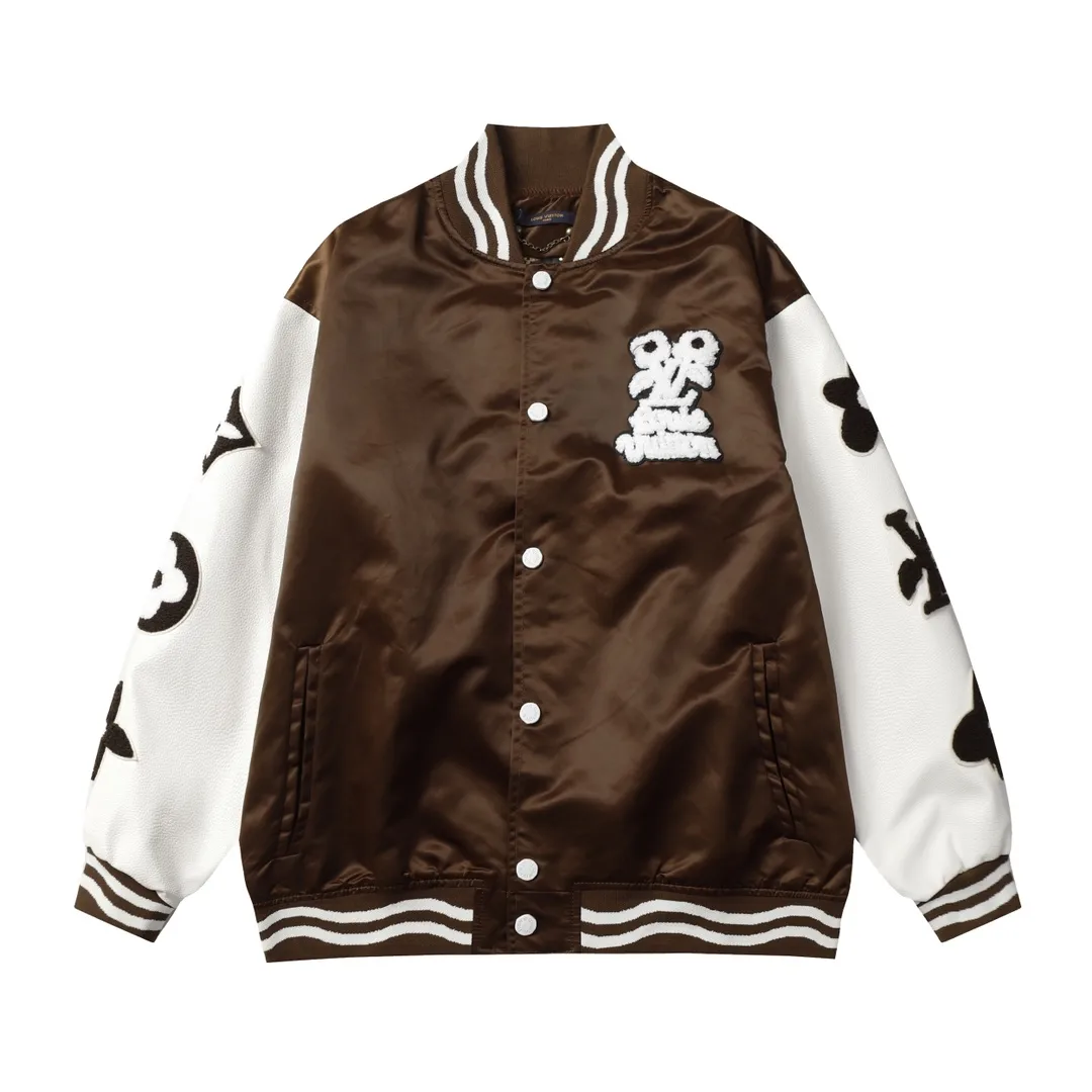 Embroidered Varsity Bomber Jacket D25522176