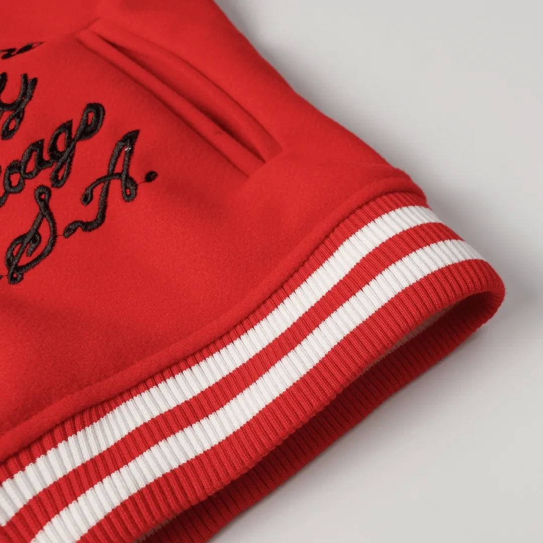 Off-White x NBA Chicago Bulls Varsity Jacket D24522179 — view 6