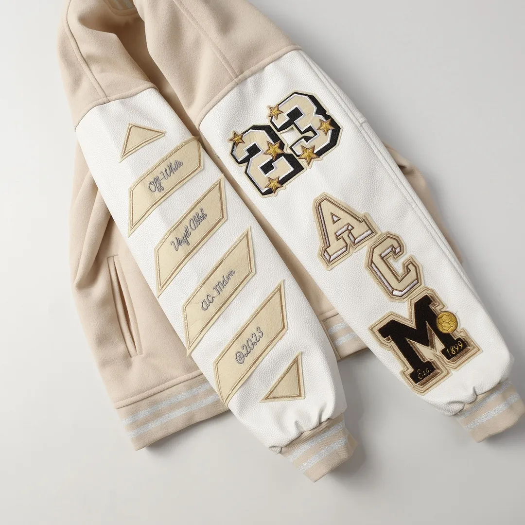 Embroidered Patch Varsity Jacket D25522175 — view 5