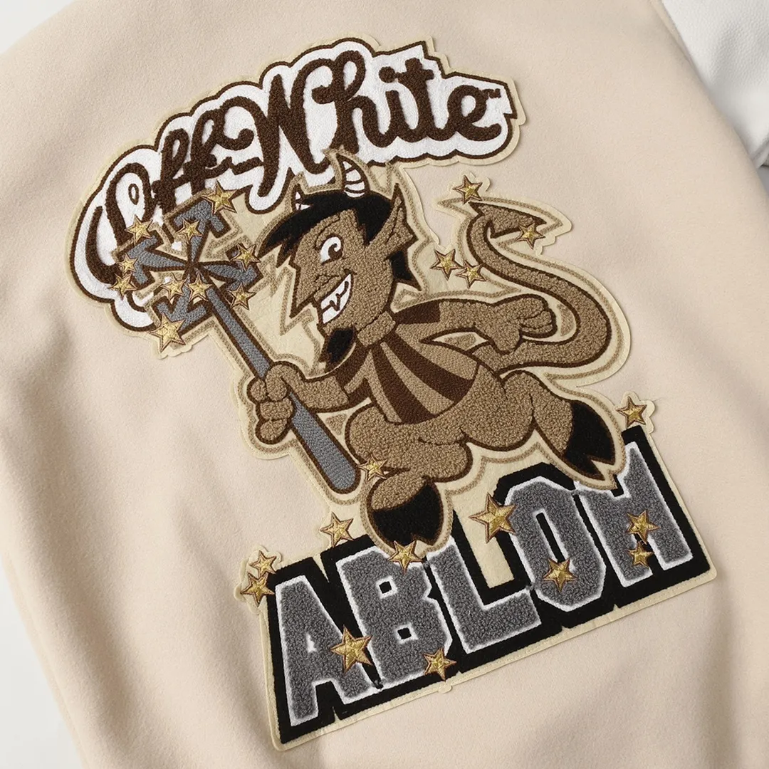 Embroidered Patch Varsity Jacket D25522175 — view 7
