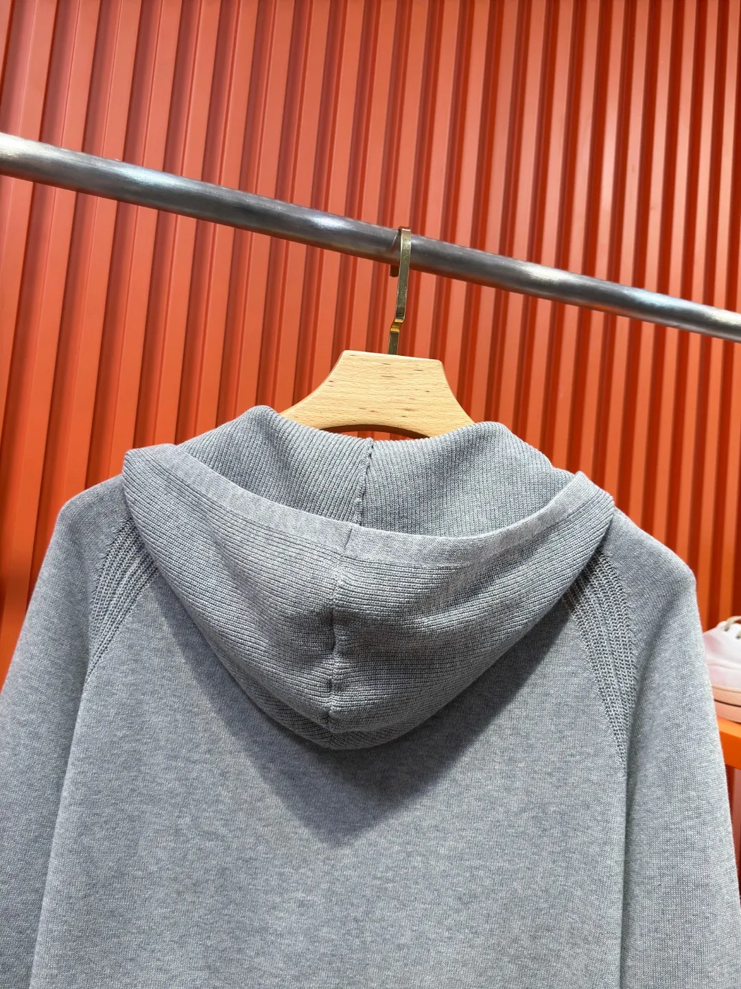 Knit Zip-Up Hooded Cardigan D24519728 — view 10