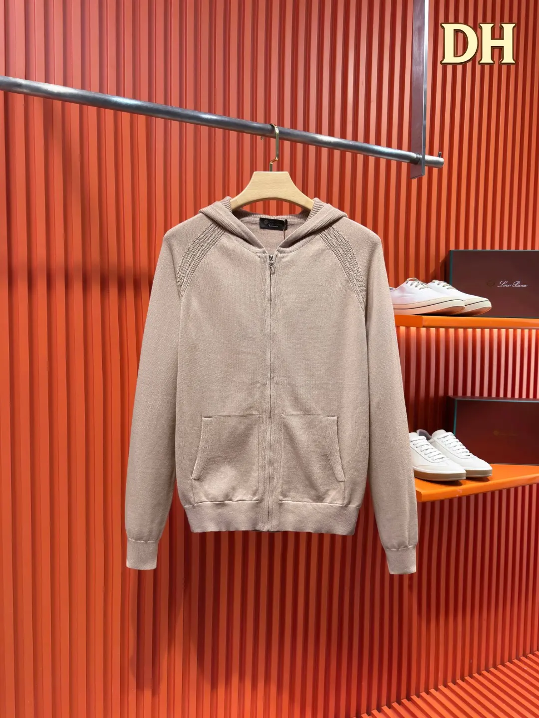 Loro Piana Zip-Up Knit Hoodie D24519727