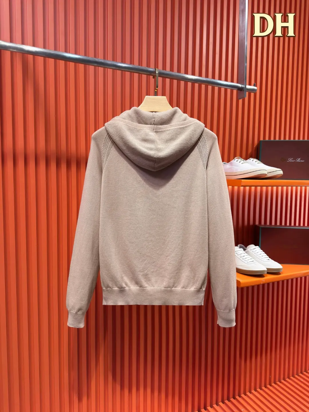 Loro Piana Zip-Up Knit Hoodie D24519727 — view 2