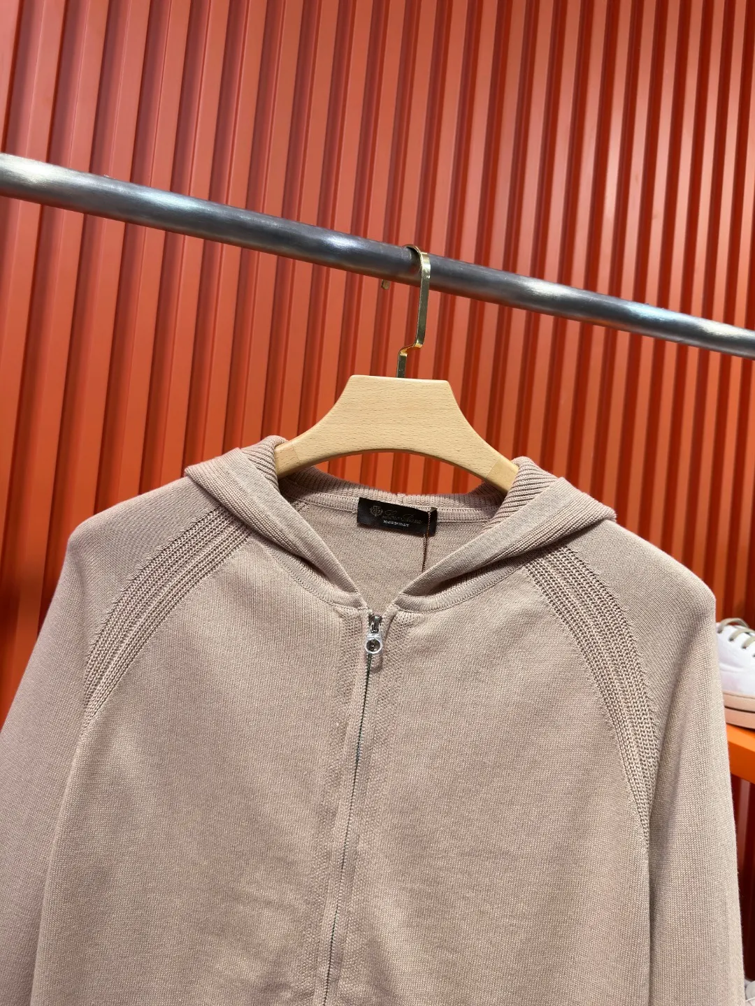 Loro Piana Zip-Up Knit Hoodie D24519727 — view 4