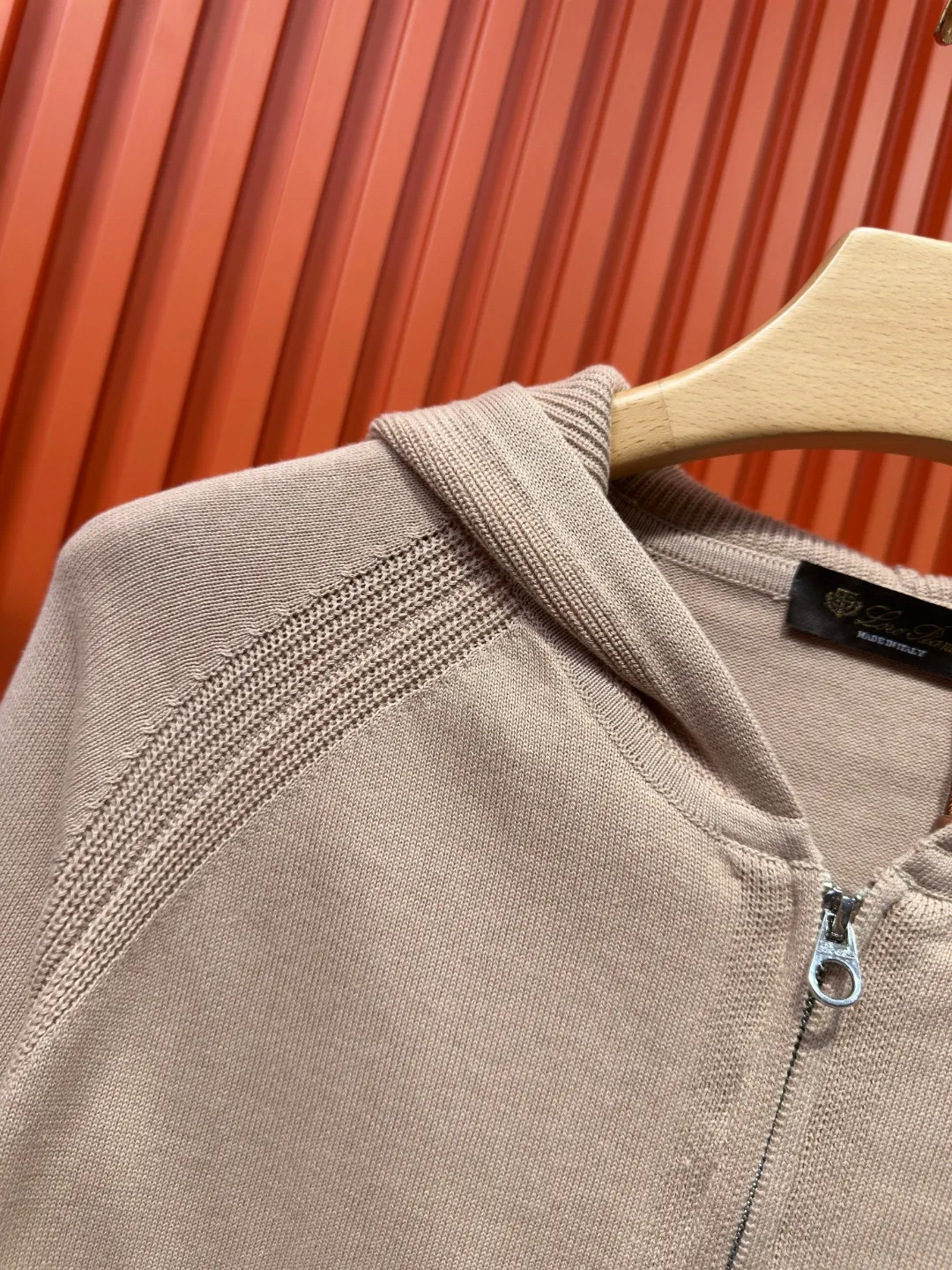 Loro Piana Zip-Up Knit Hoodie D24519727 — view 5