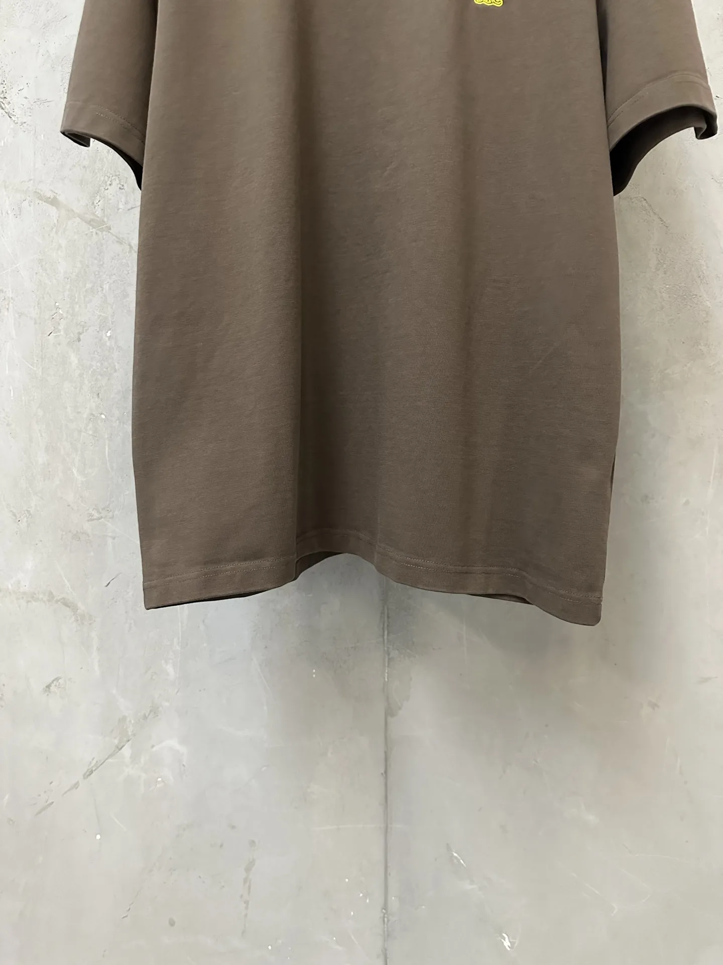 Triomphe Embroidered Heavyweight Cotton T-Shirt D19011186 — view 4