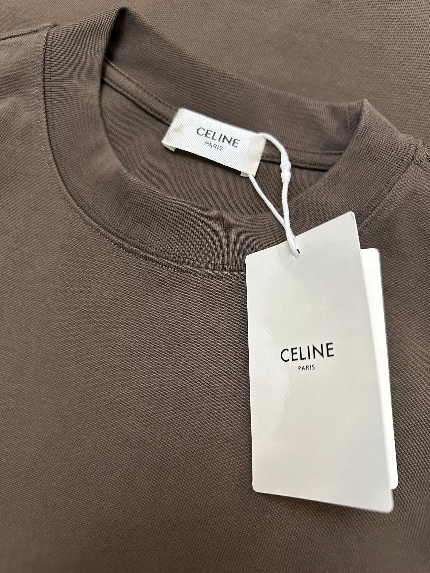 Triomphe Embroidered Heavyweight Cotton T-Shirt D19011186 — view 6