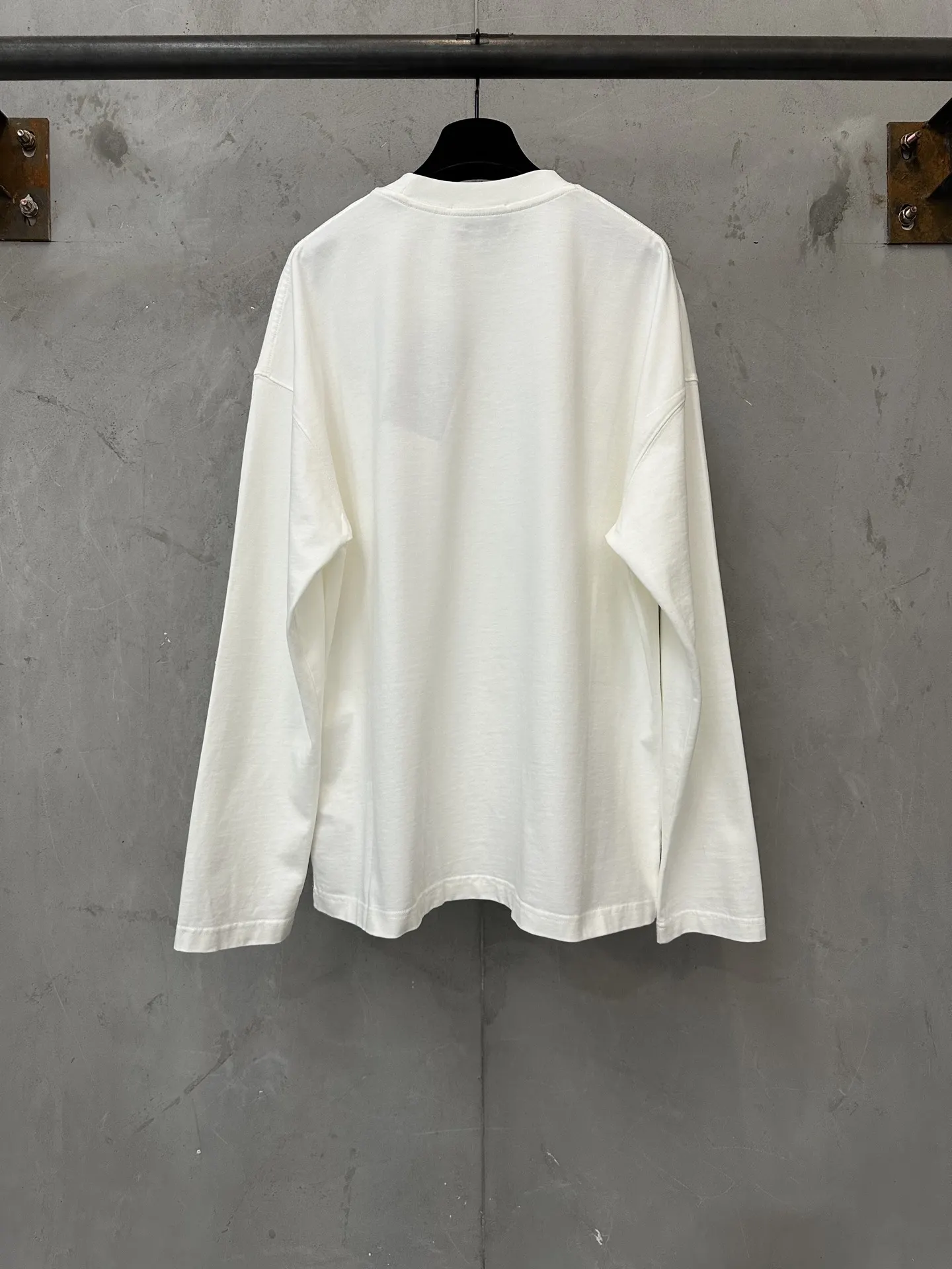 Glitter Logo Long-Sleeve Cotton T-Shirt D22022292 — view 2