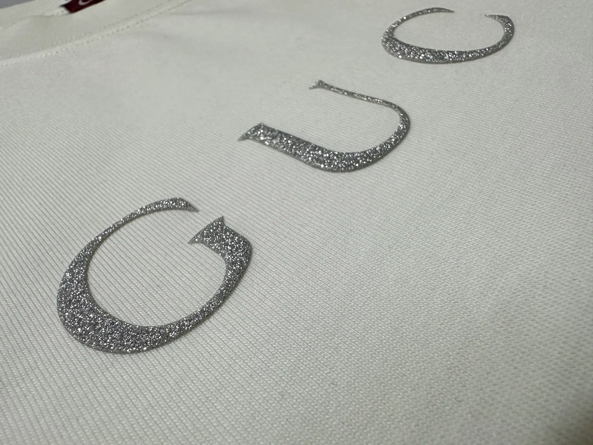 Glitter Logo Long-Sleeve Cotton T-Shirt D22022292 — view 7