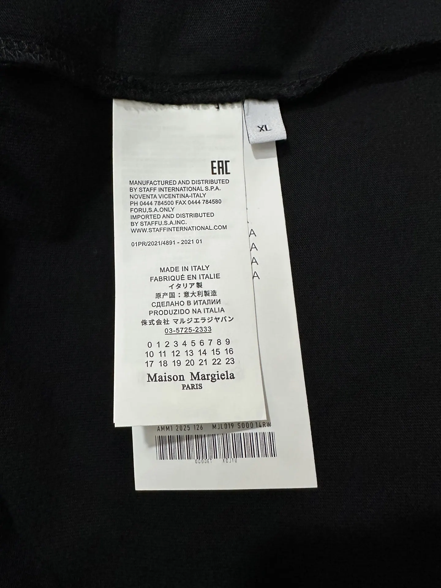 MM6 Maison Margiela Signature Logo Long-Sleeve T-Shirt D22023156 — view 10