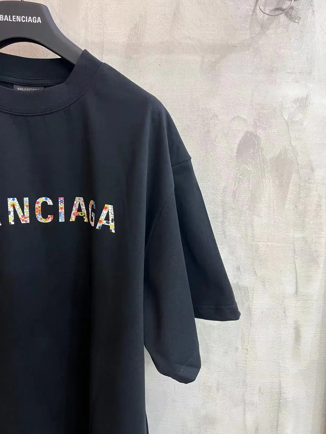 Floral Logo Print Oversized T-Shirt D11518643 — view 8