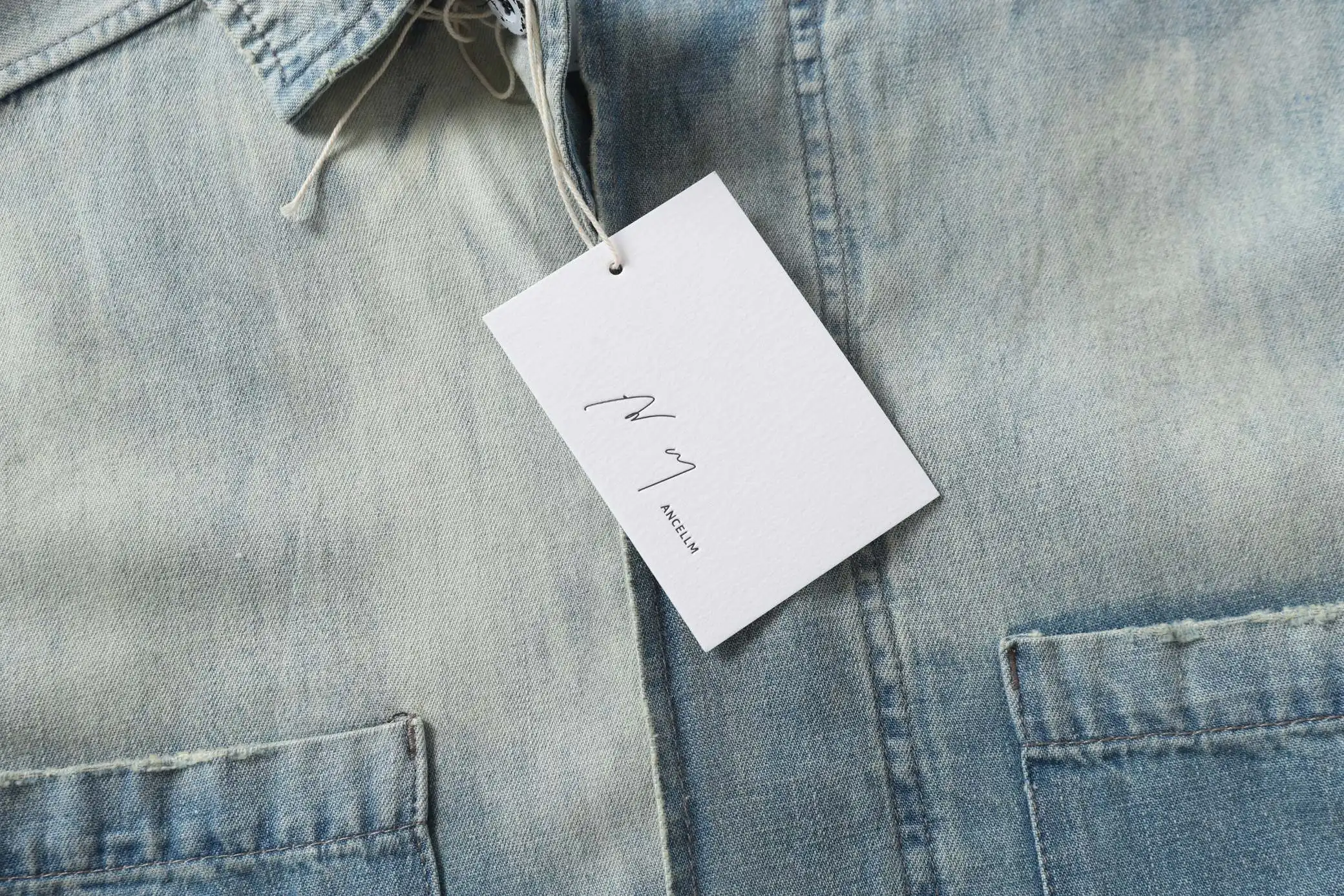 Mud-Dyed Distressed Denim Jacket D17020553 — view 14