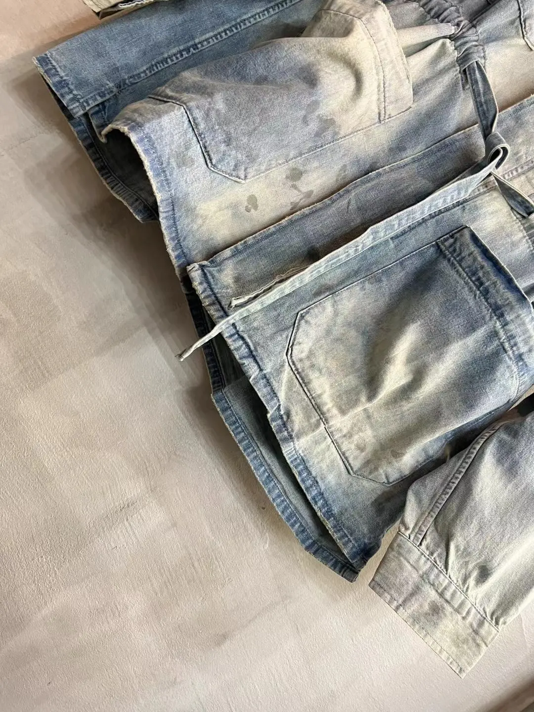 Mud-Dyed Distressed Denim Jacket D17020553 — view 25