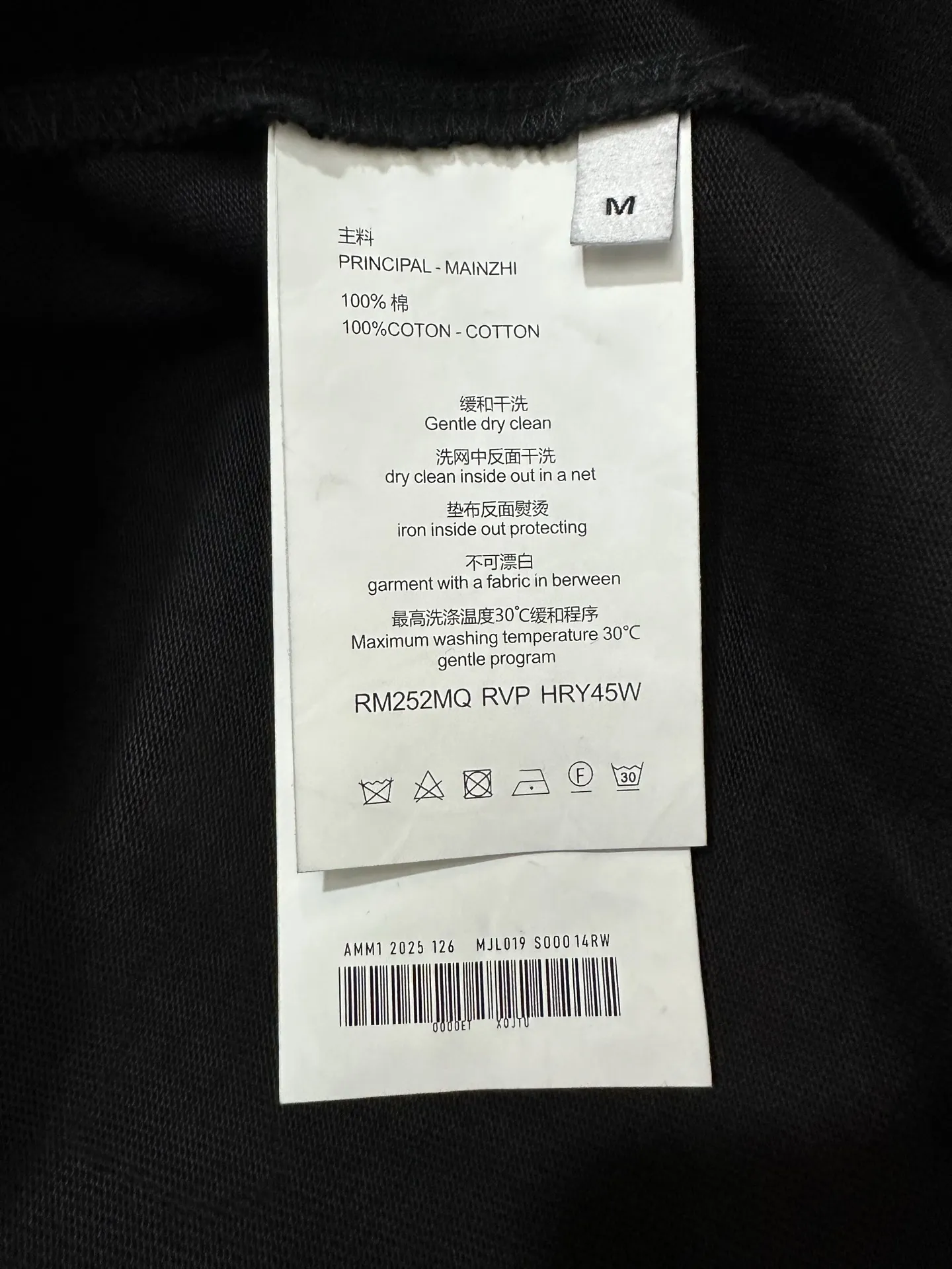 Crystal Logo Heavyweight Cotton T-Shirt D19523763 — view 9