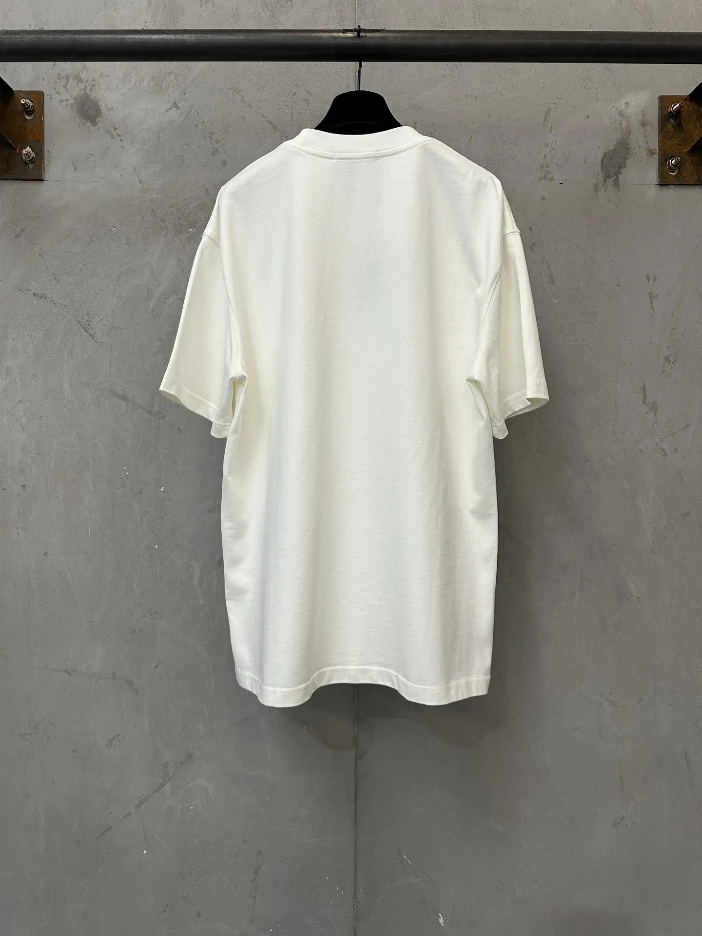 Leather Patch Logo Heavyweight Cotton T-Shirt D21022237 — view 2