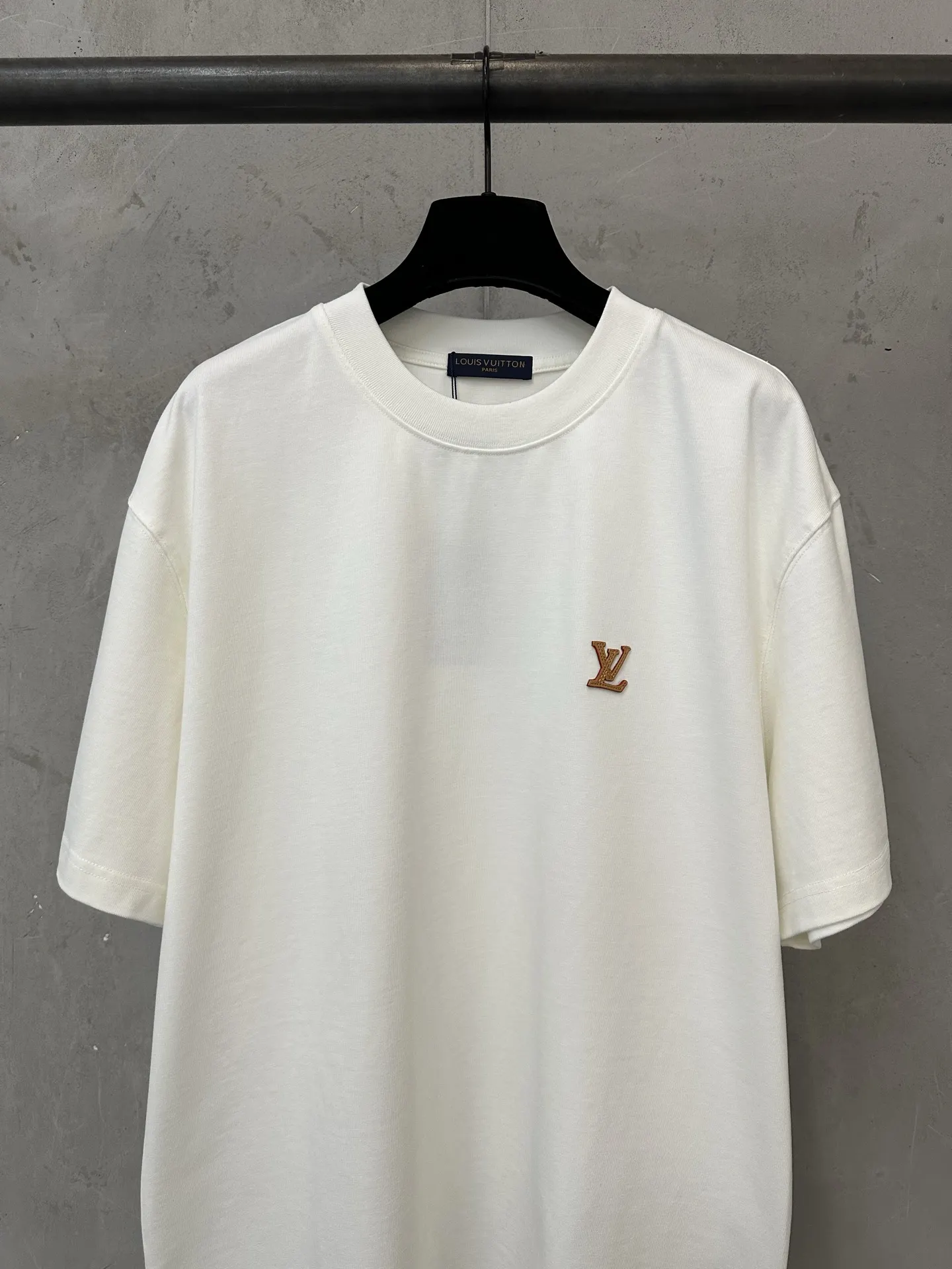Leather Patch Logo Heavyweight Cotton T-Shirt D21022237 — view 3