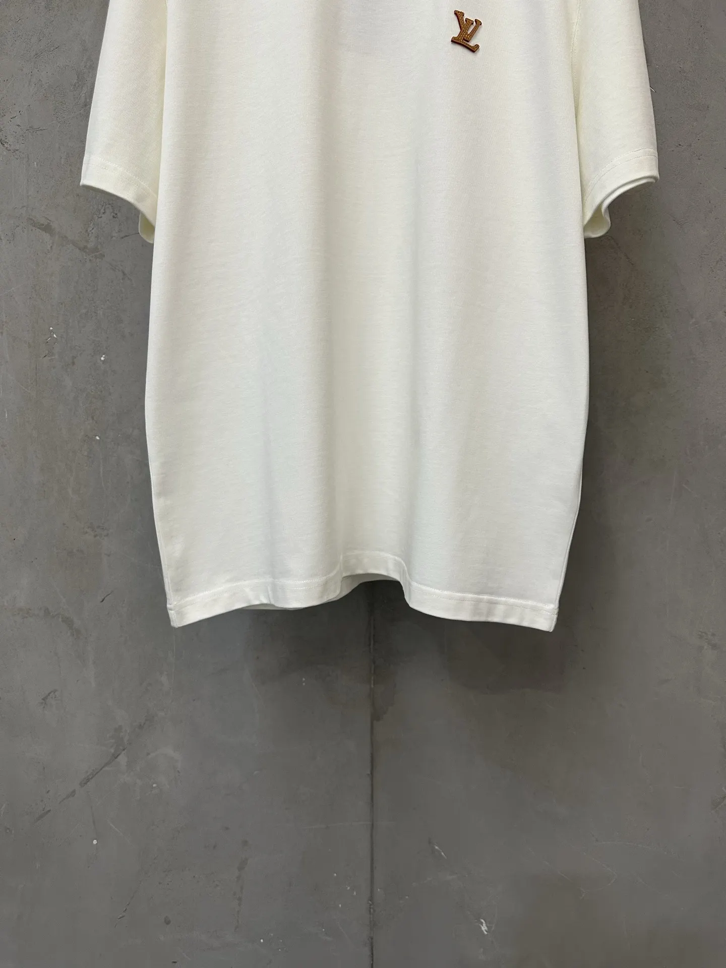 Leather Patch Logo Heavyweight Cotton T-Shirt D21022237 — view 4
