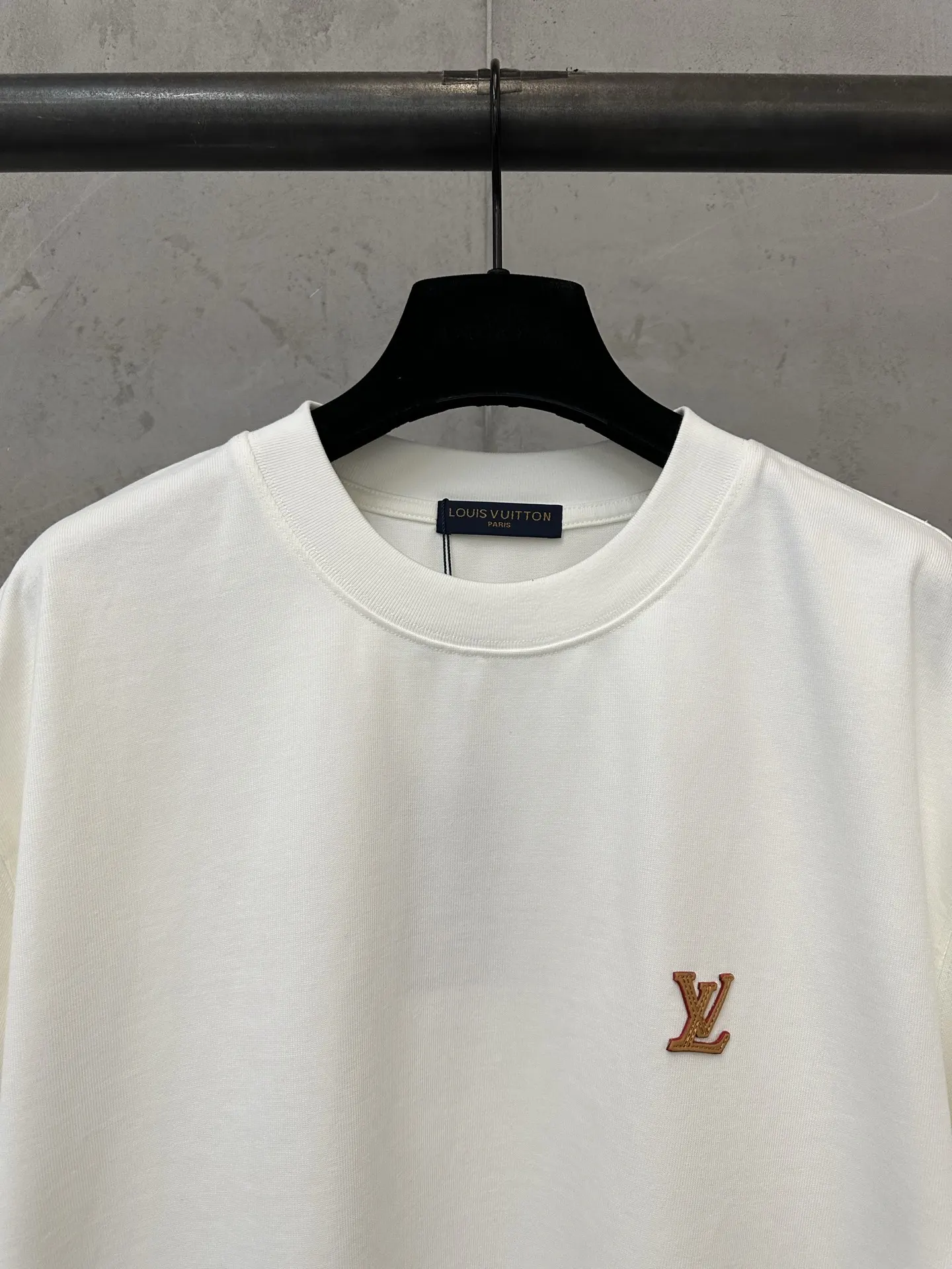 Leather Patch Logo Heavyweight Cotton T-Shirt D21022237 — view 5