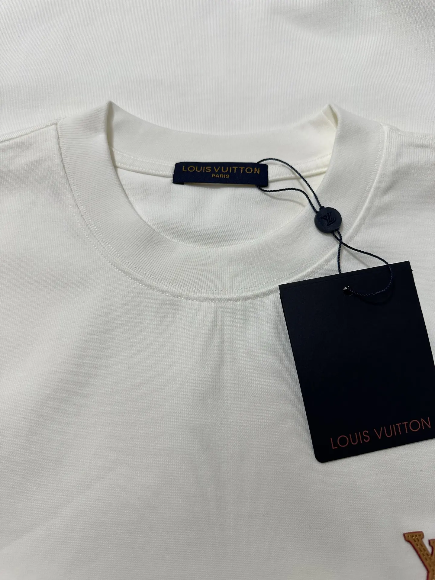Leather Patch Logo Heavyweight Cotton T-Shirt D21022237 — view 6