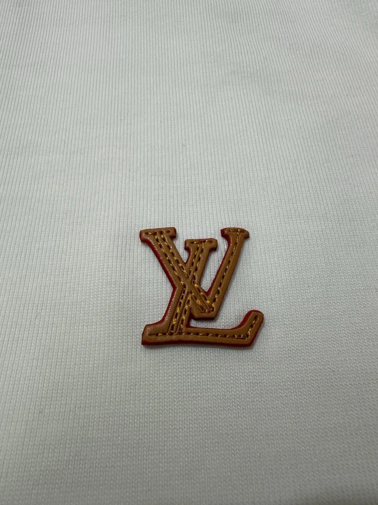 Leather Patch Logo Heavyweight Cotton T-Shirt D21022237 — view 7