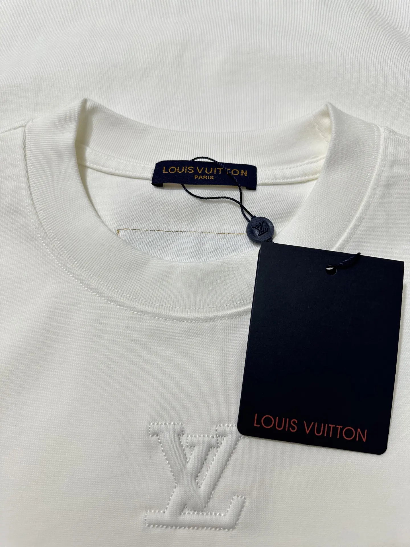 Embossed Logo Heavyweight Cotton T-Shirt D21020486 — view 6