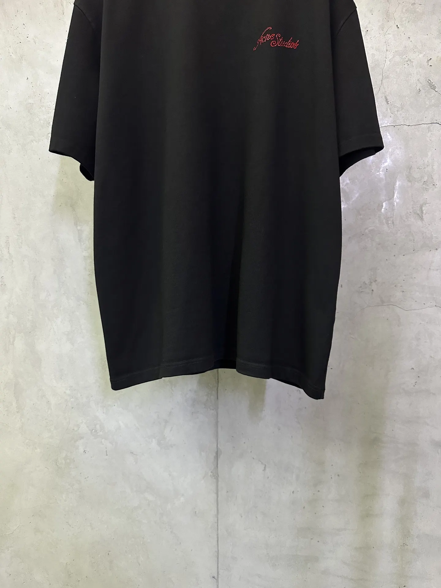 Rhinestone Logo Heavyweight Cotton T-Shirt D22015307 — view 4