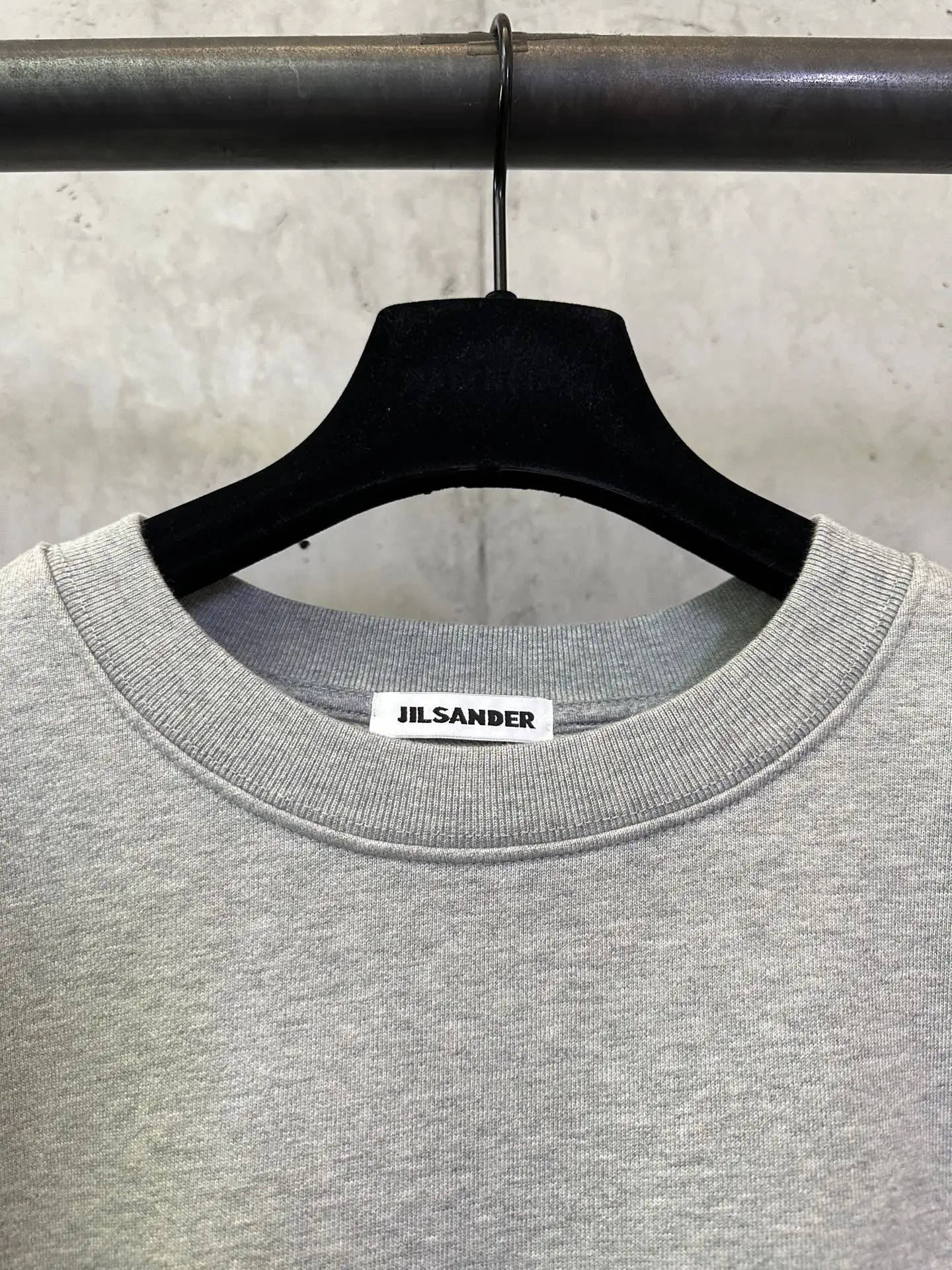 Logo-Print Heavyweight Cotton Sweatshirt D24011502 — view 7