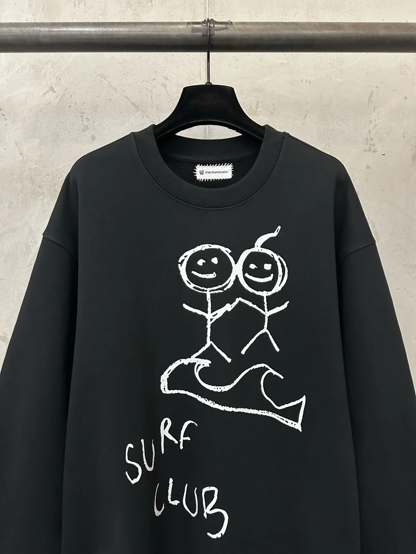 Surf Club Graphic Crew-Neck Sweatshirt D26018826 — view 3