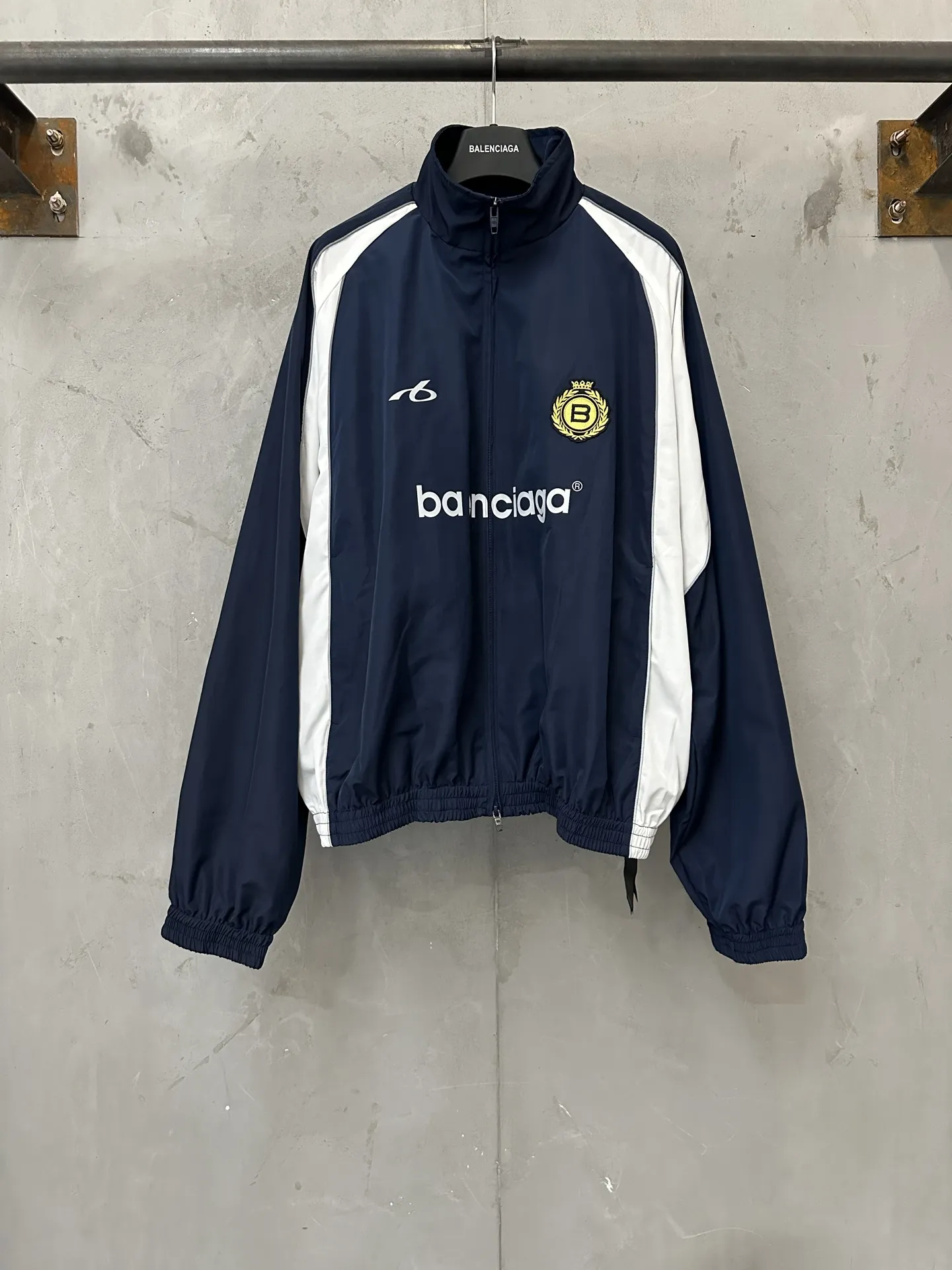 Logo-Print Reflective Nylon Track Jacket D33022212