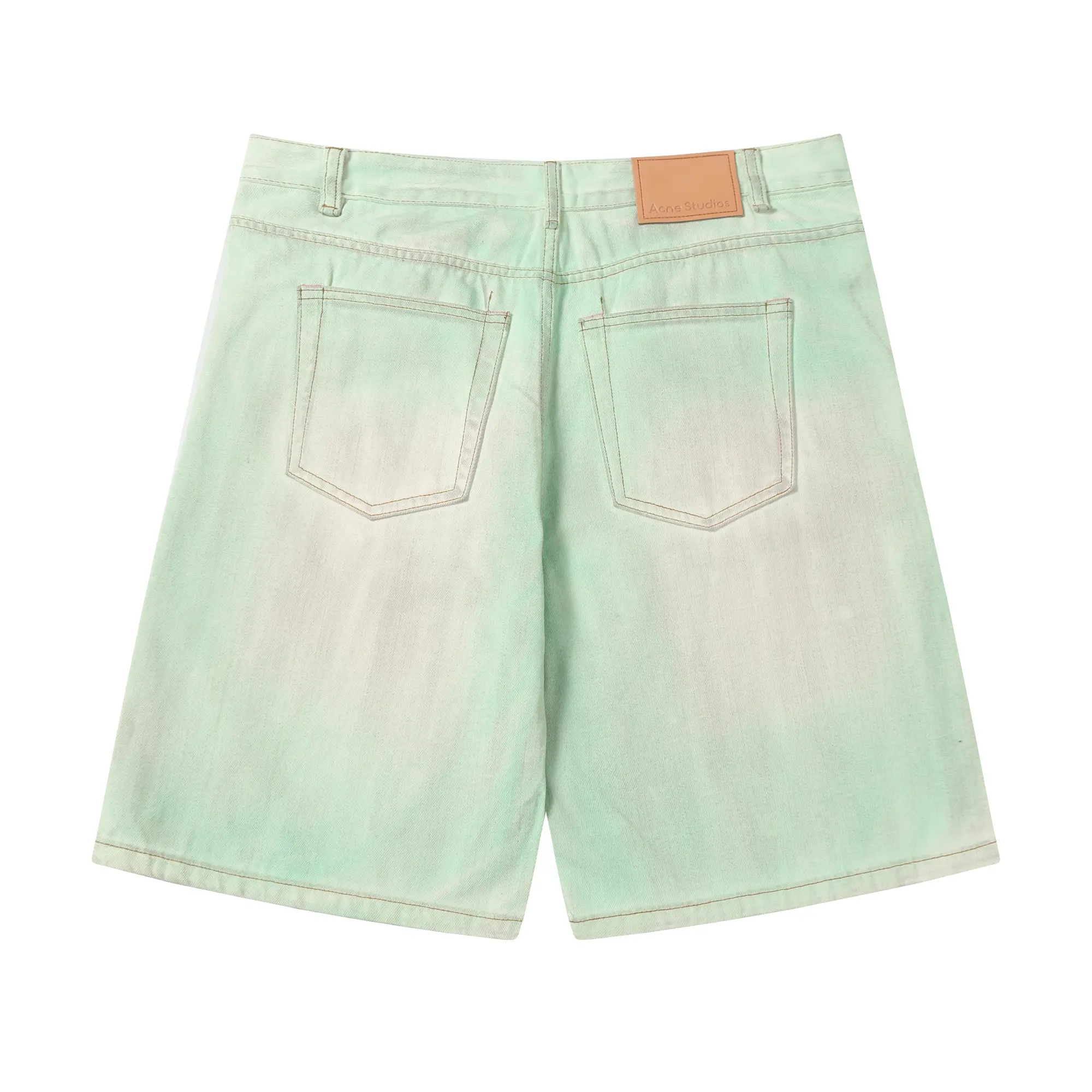 Distressed Mud-Dye Denim Shorts D22518639 — view 11
