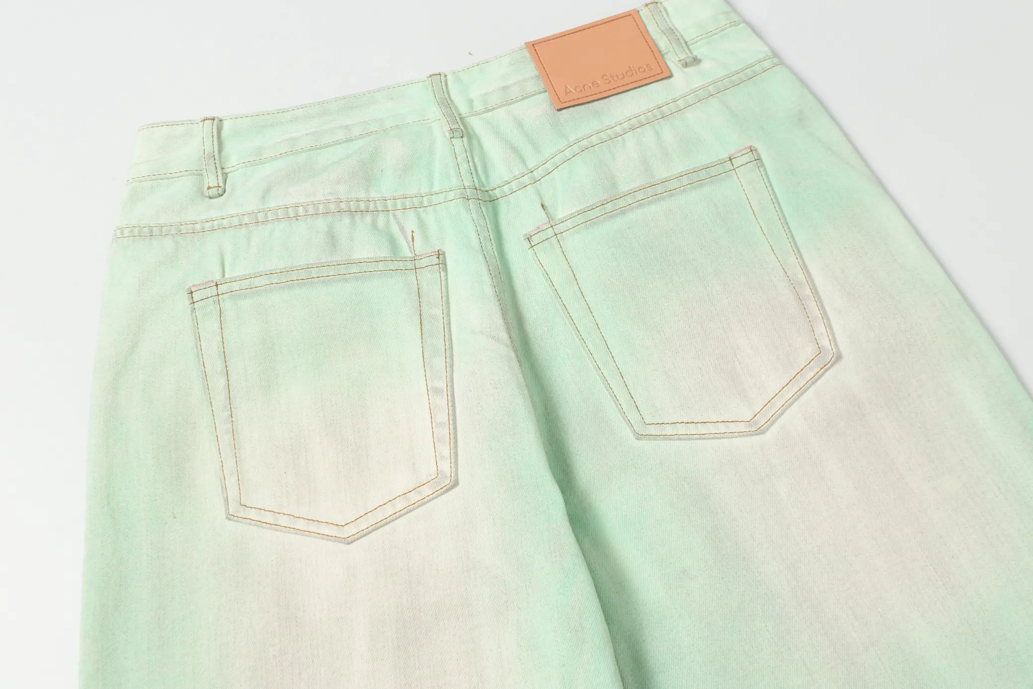 Distressed Mud-Dye Denim Shorts D22518639 — view 13
