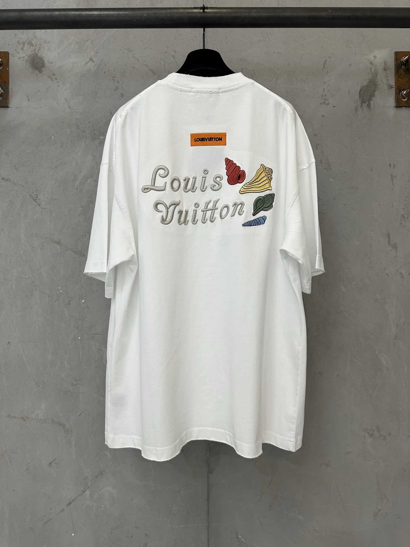 Embroidered Logo Heavyweight Cotton T-Shirt D18011552 — view 2