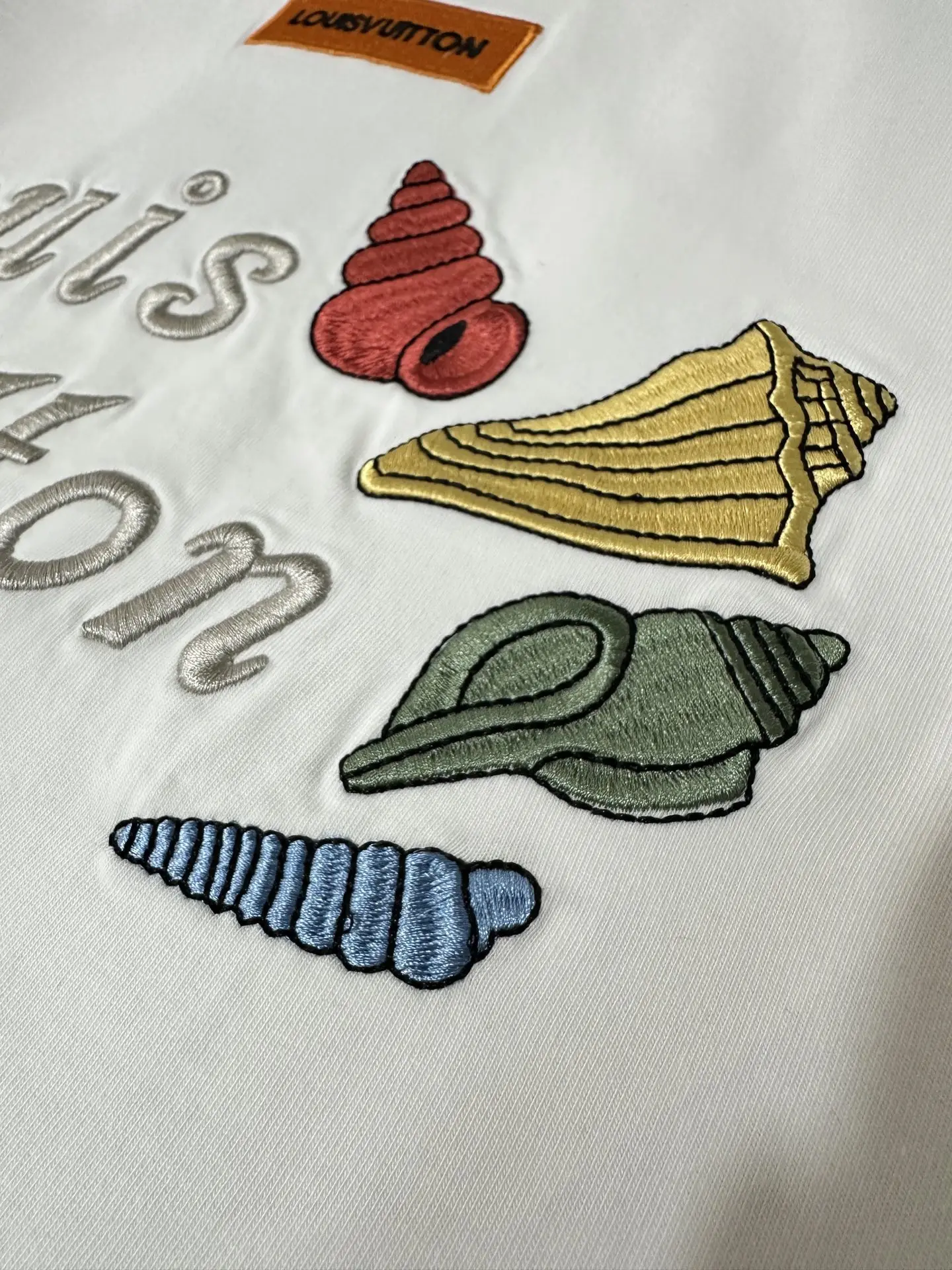 Embroidered Logo Heavyweight Cotton T-Shirt D18011552 — view 6