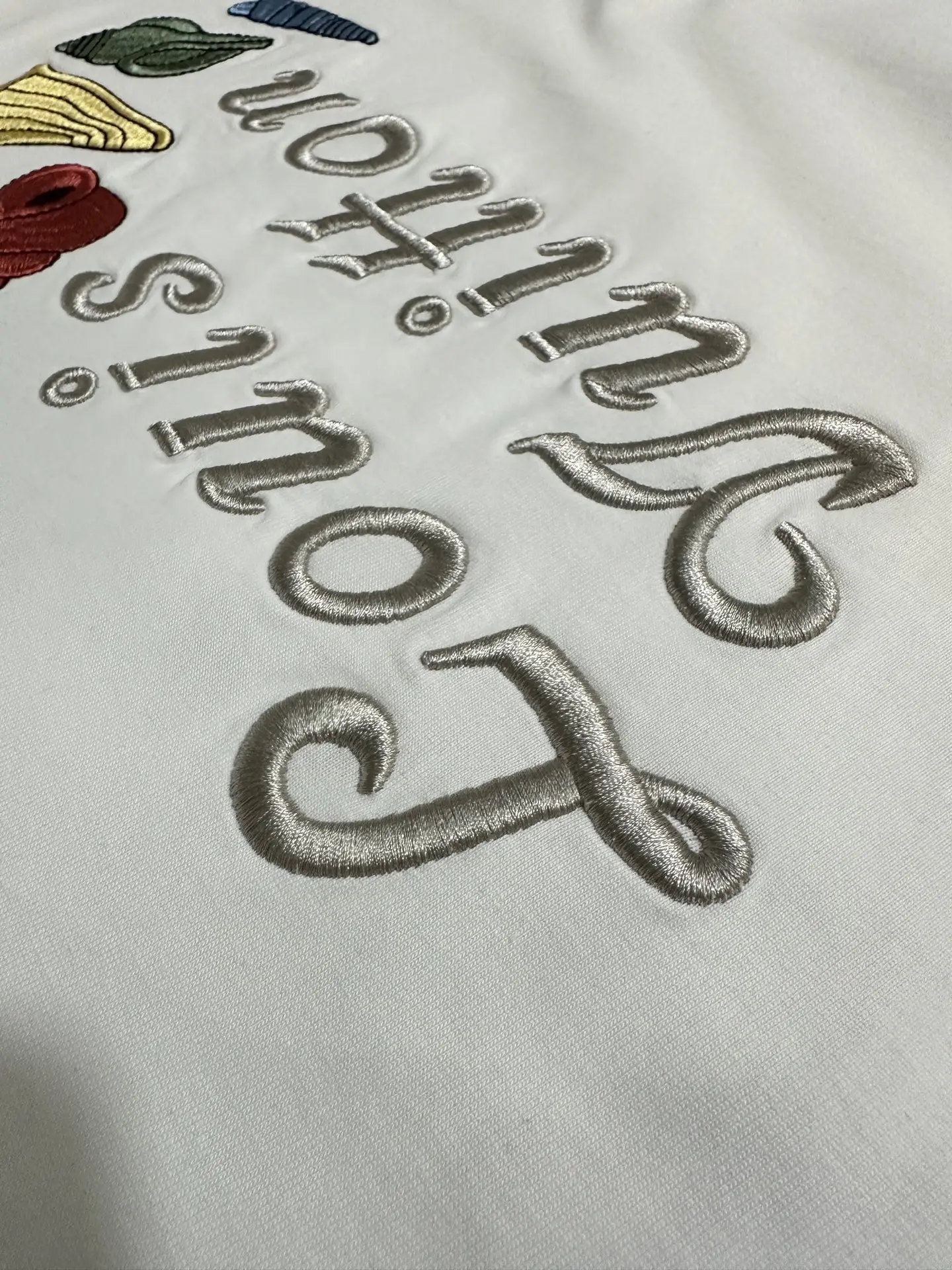 Embroidered Logo Heavyweight Cotton T-Shirt D18011552 — view 7