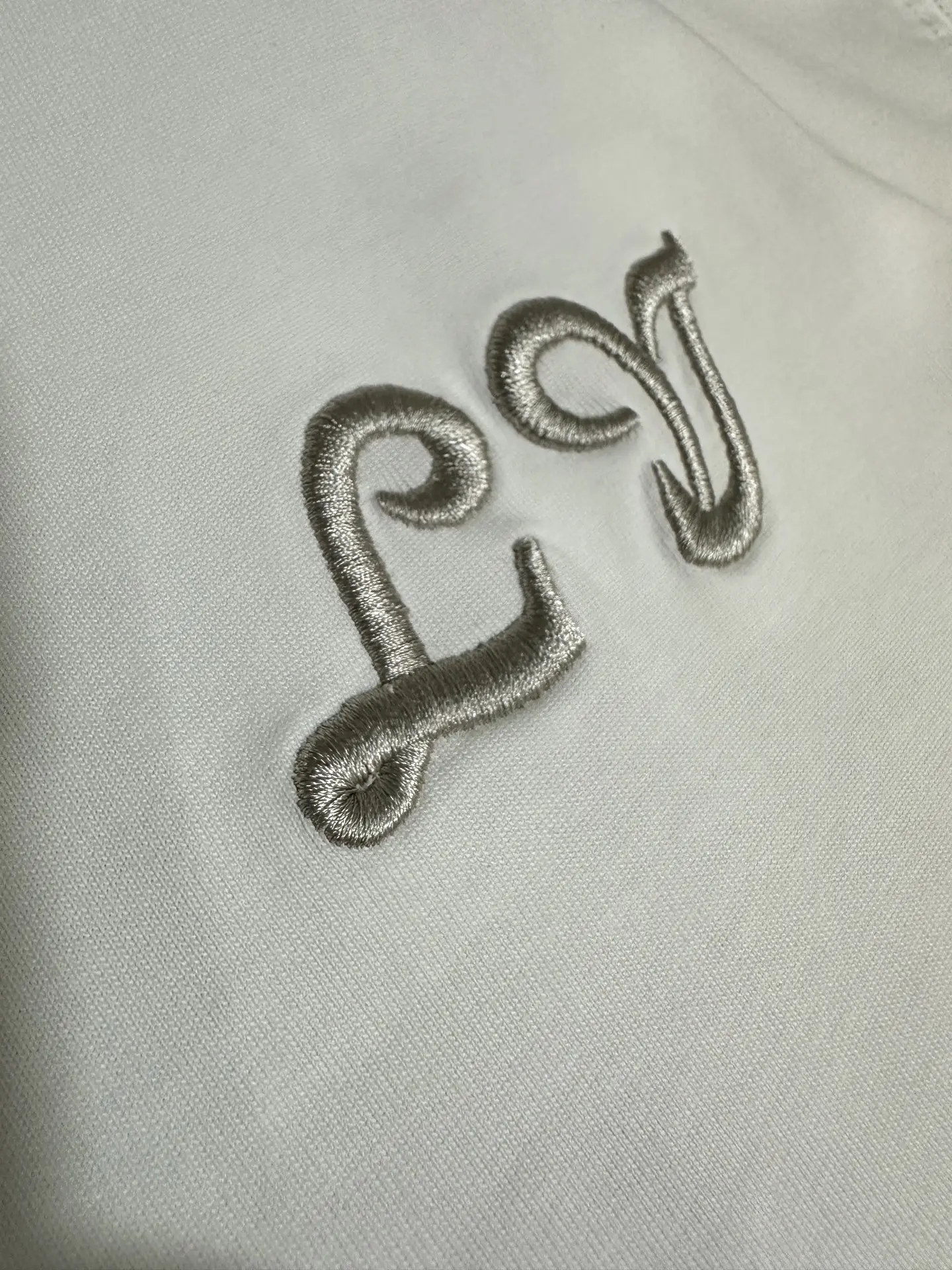Embroidered Logo Heavyweight Cotton T-Shirt D18011552 — view 8