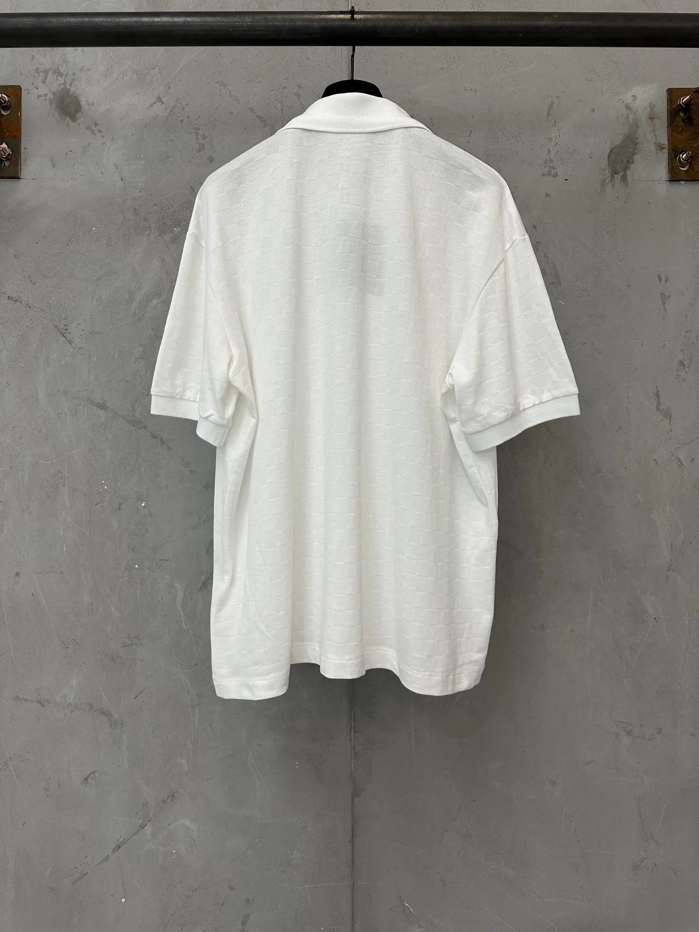 Embroidered Cotton Polo Shirt with Pearl Buttons D18511359 — view 2
