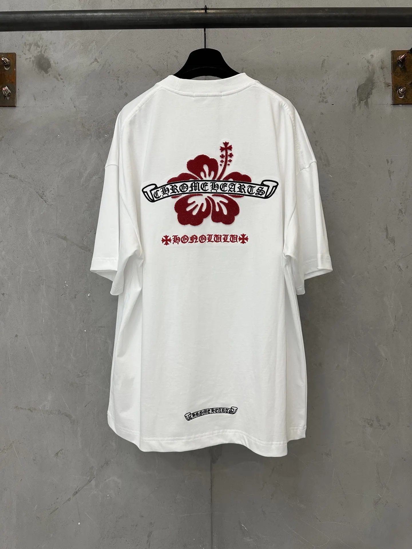 Embroidered Heavyweight Cotton T-Shirt D19011549 — view 2