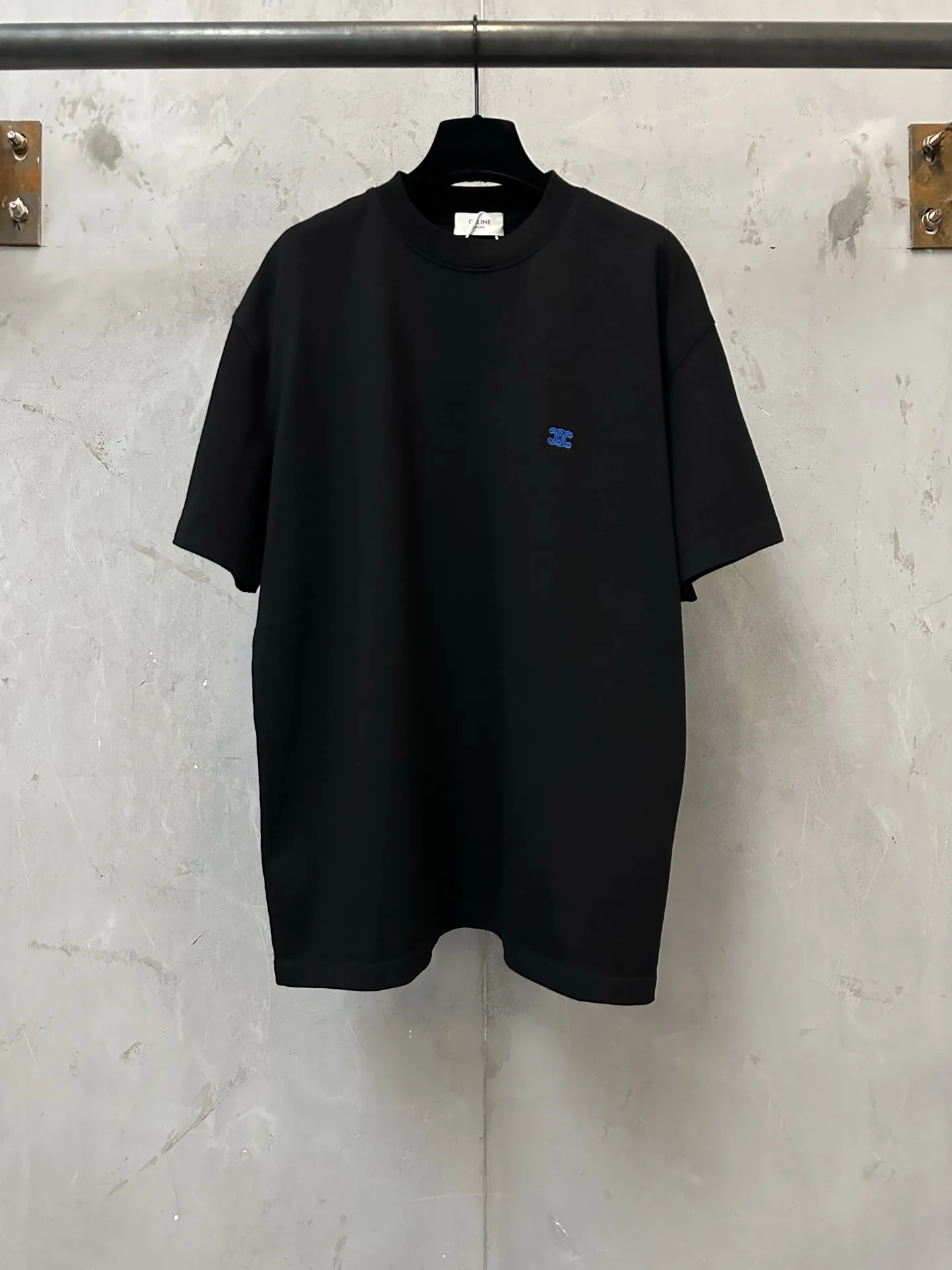 Triomphe Embroidered Heavyweight Cotton T-Shirt D19011188
