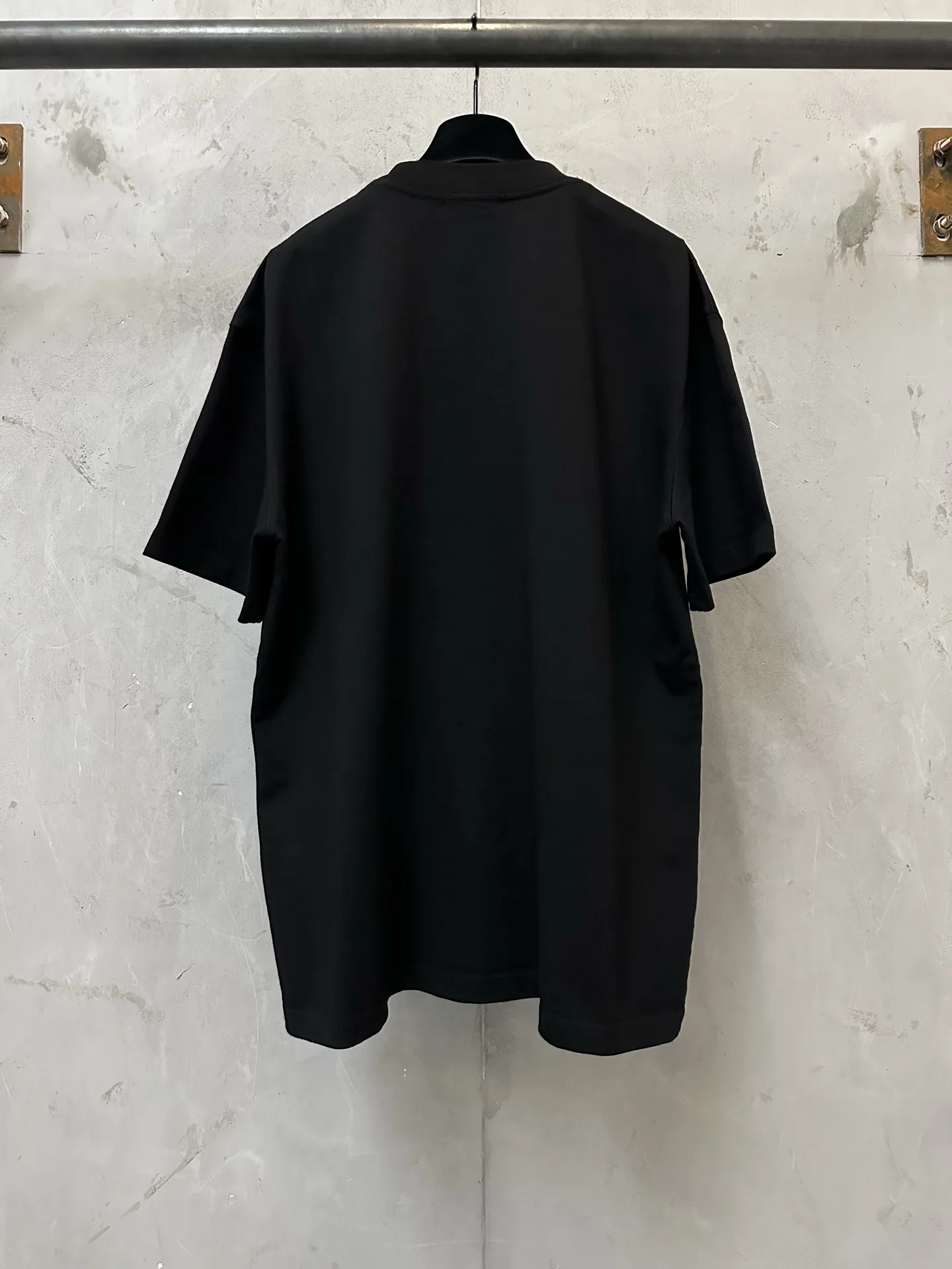 Triomphe Embroidered Heavyweight Cotton T-Shirt D19011188 — view 2