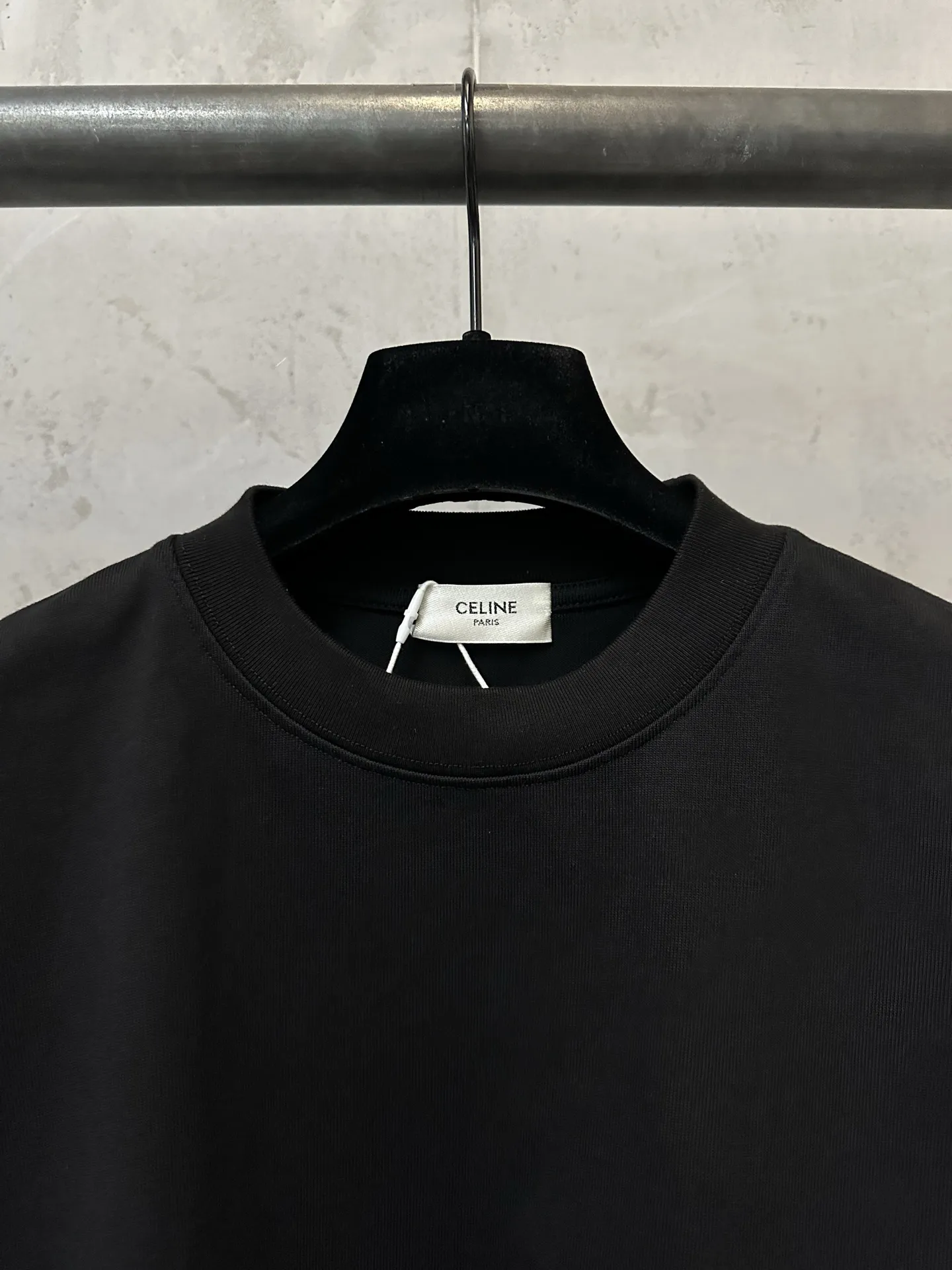Triomphe Embroidered Heavyweight Cotton T-Shirt D19011188 — view 5