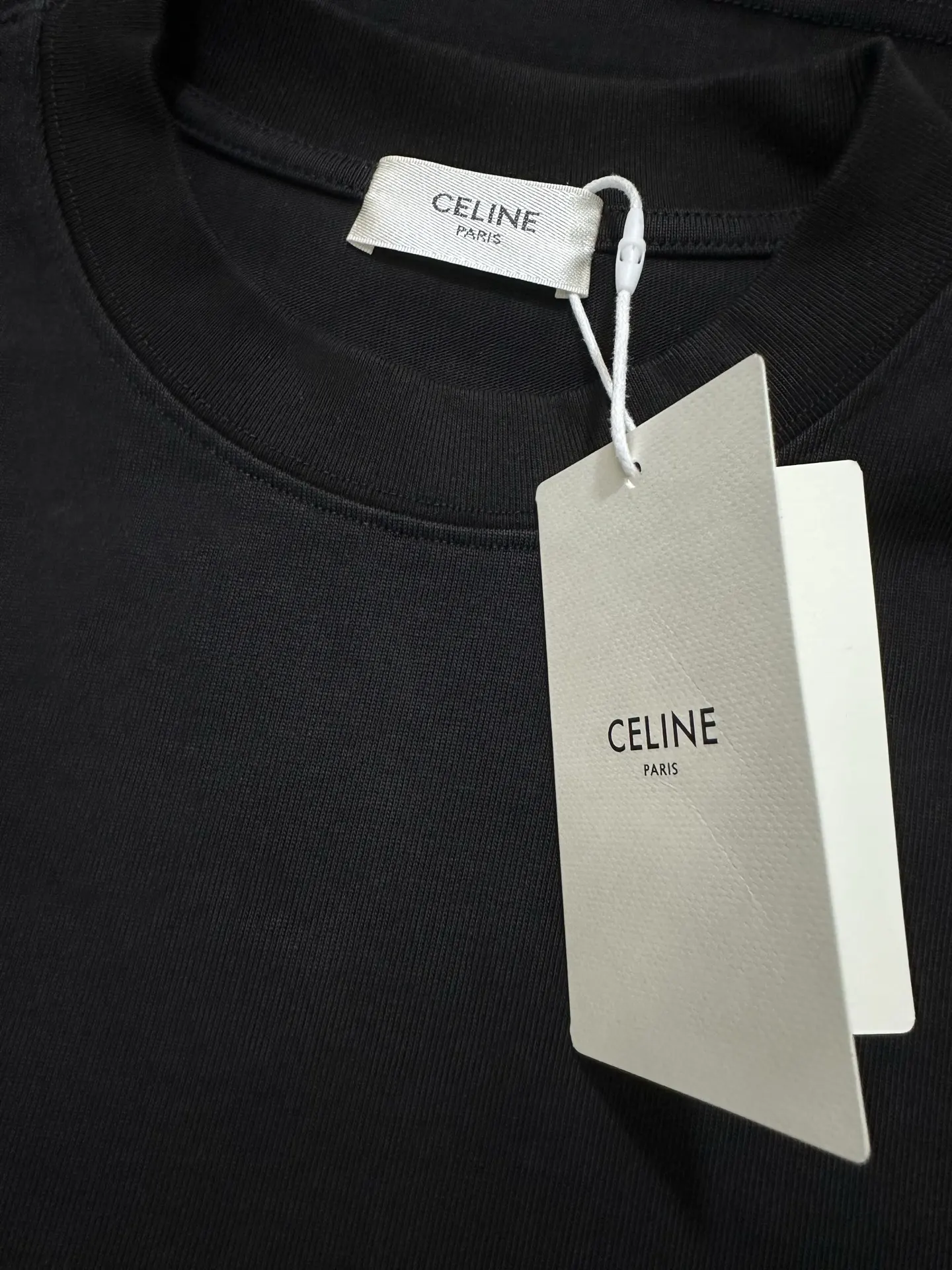 Triomphe Embroidered Heavyweight Cotton T-Shirt D19011188 — view 6
