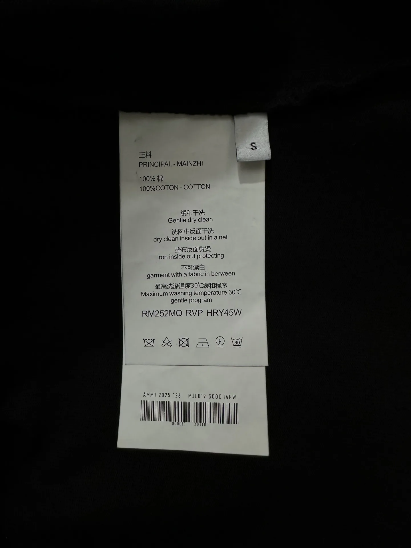 Triomphe Embroidered Heavyweight Cotton T-Shirt D19011188 — view 9