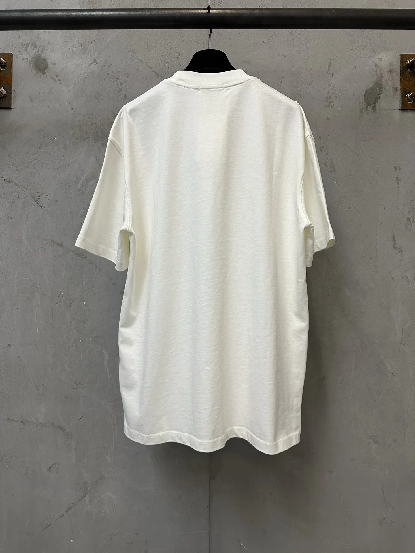 Triomphe Embroidered Heavyweight Cotton T-Shirt D19011187 — view 2