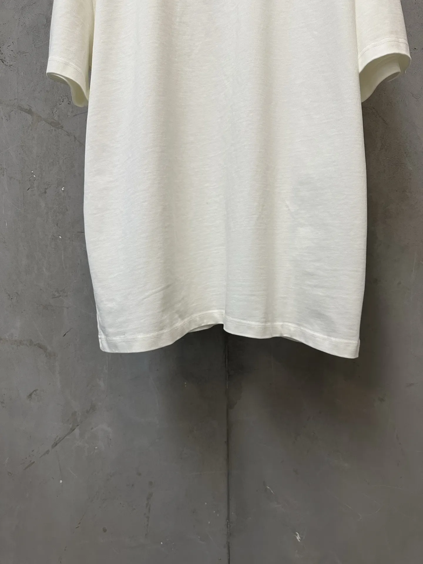 Triomphe Embroidered Heavyweight Cotton T-Shirt D19011187 — view 4