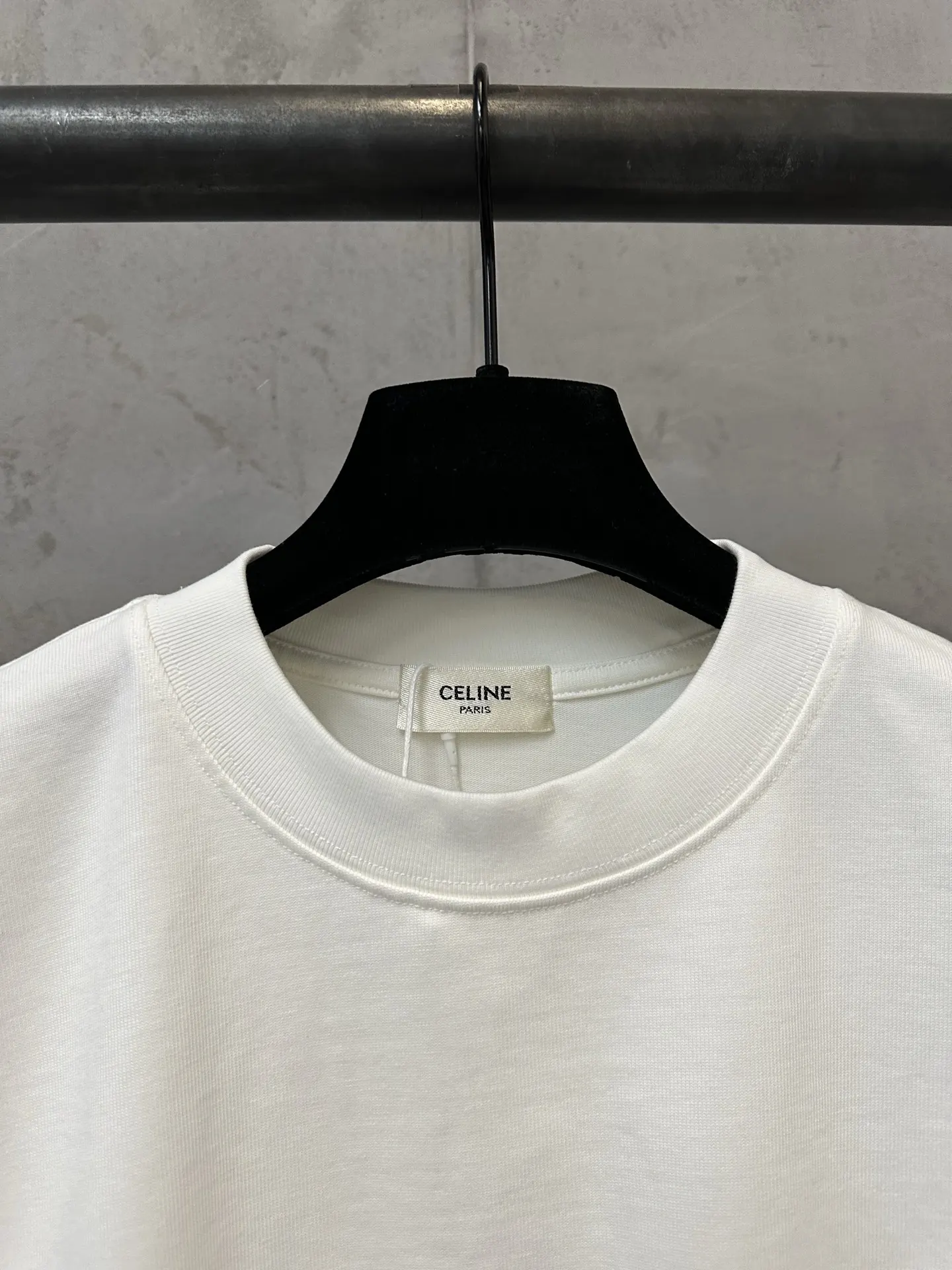 Triomphe Embroidered Heavyweight Cotton T-Shirt D19011187 — view 5