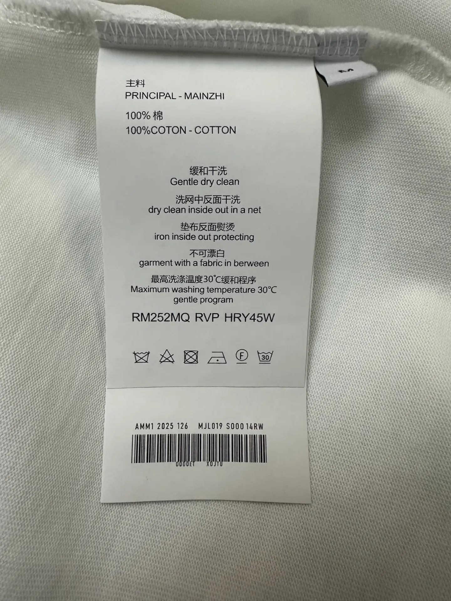 Logo Print Heavyweight Cotton T-Shirt D19011195 — view 9