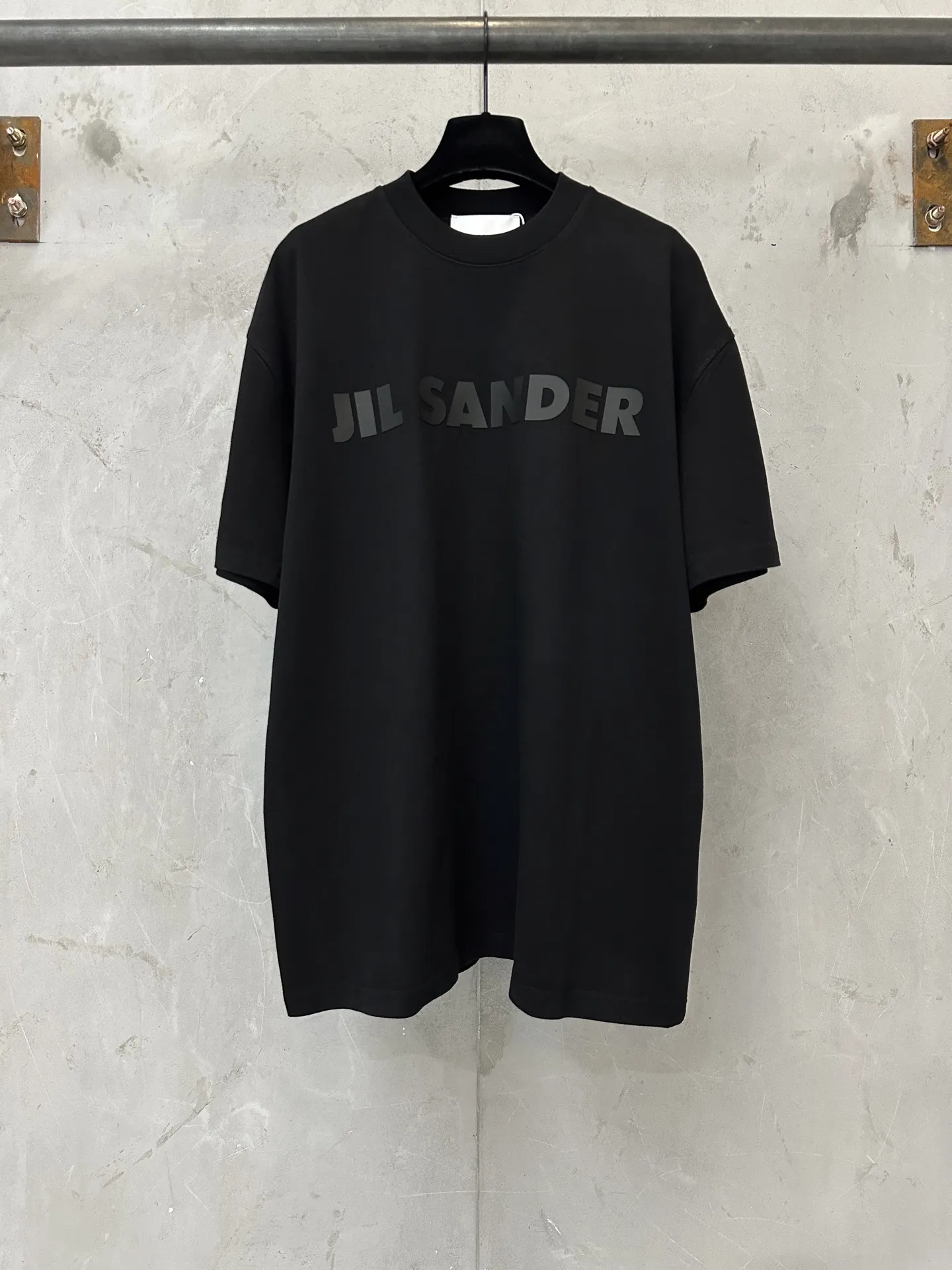Logo-Print Heavyweight Cotton T-Shirt D20011474
