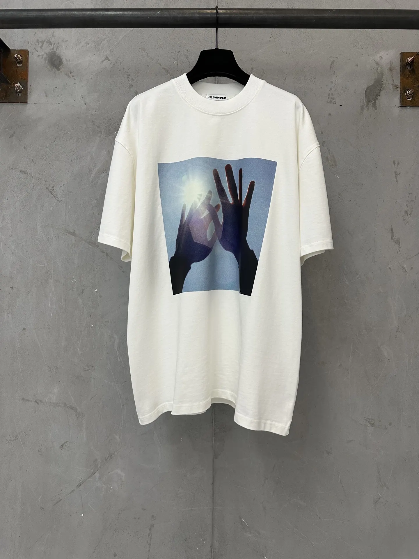Graphic Print Heavyweight Cotton T-Shirt D20511487