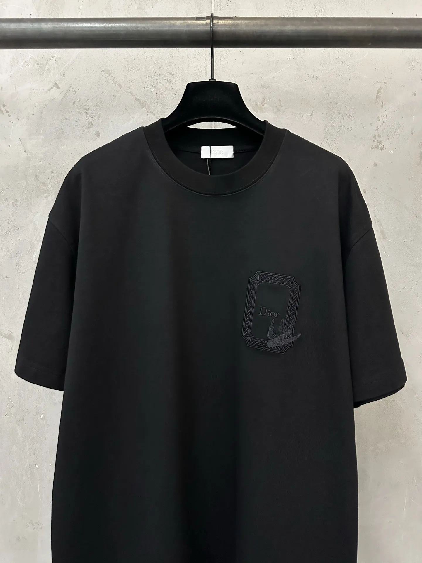 Embroidered Logo Heavyweight Cotton T-Shirt D21020469 — view 3